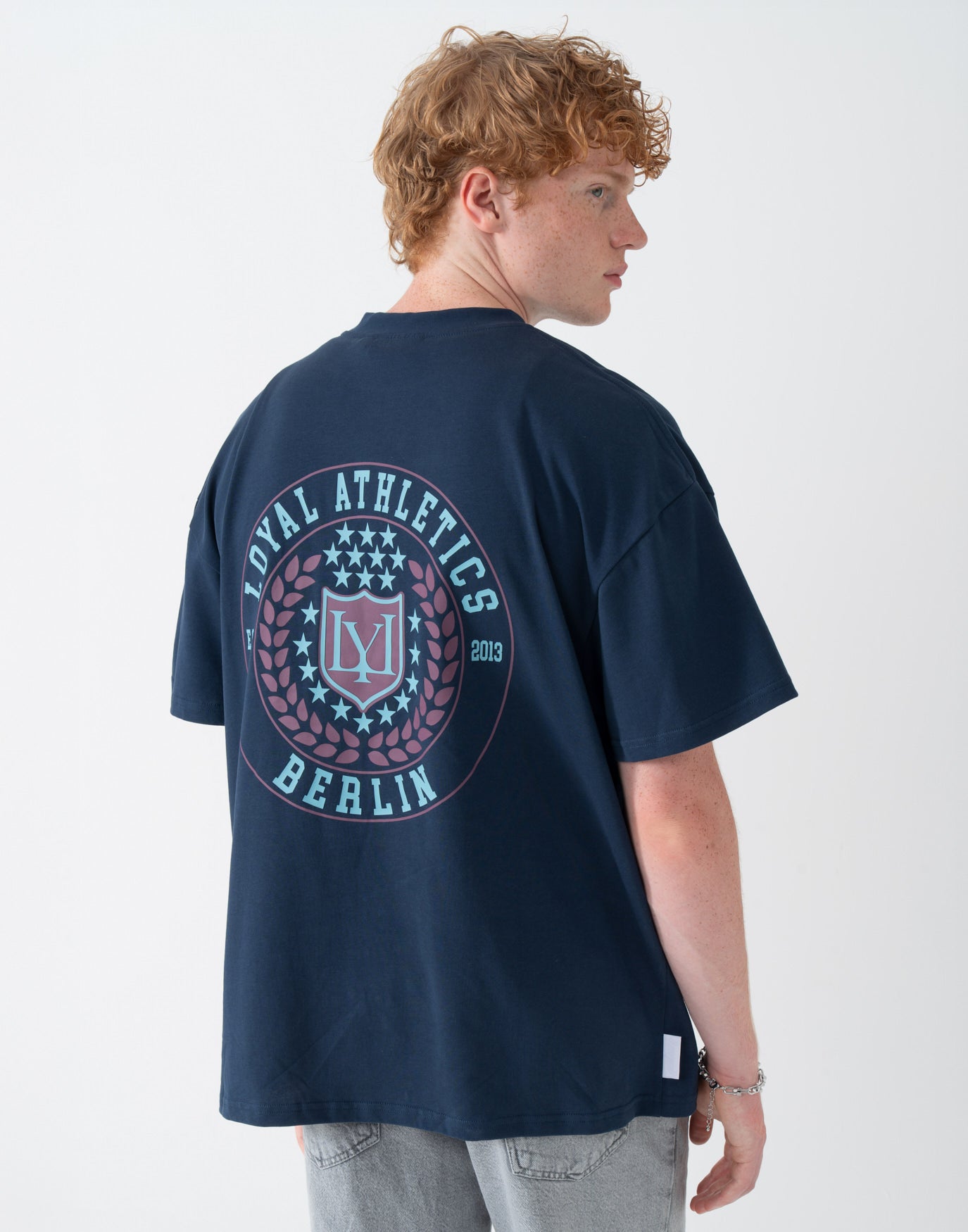 College Emblem T-Shirt Marine