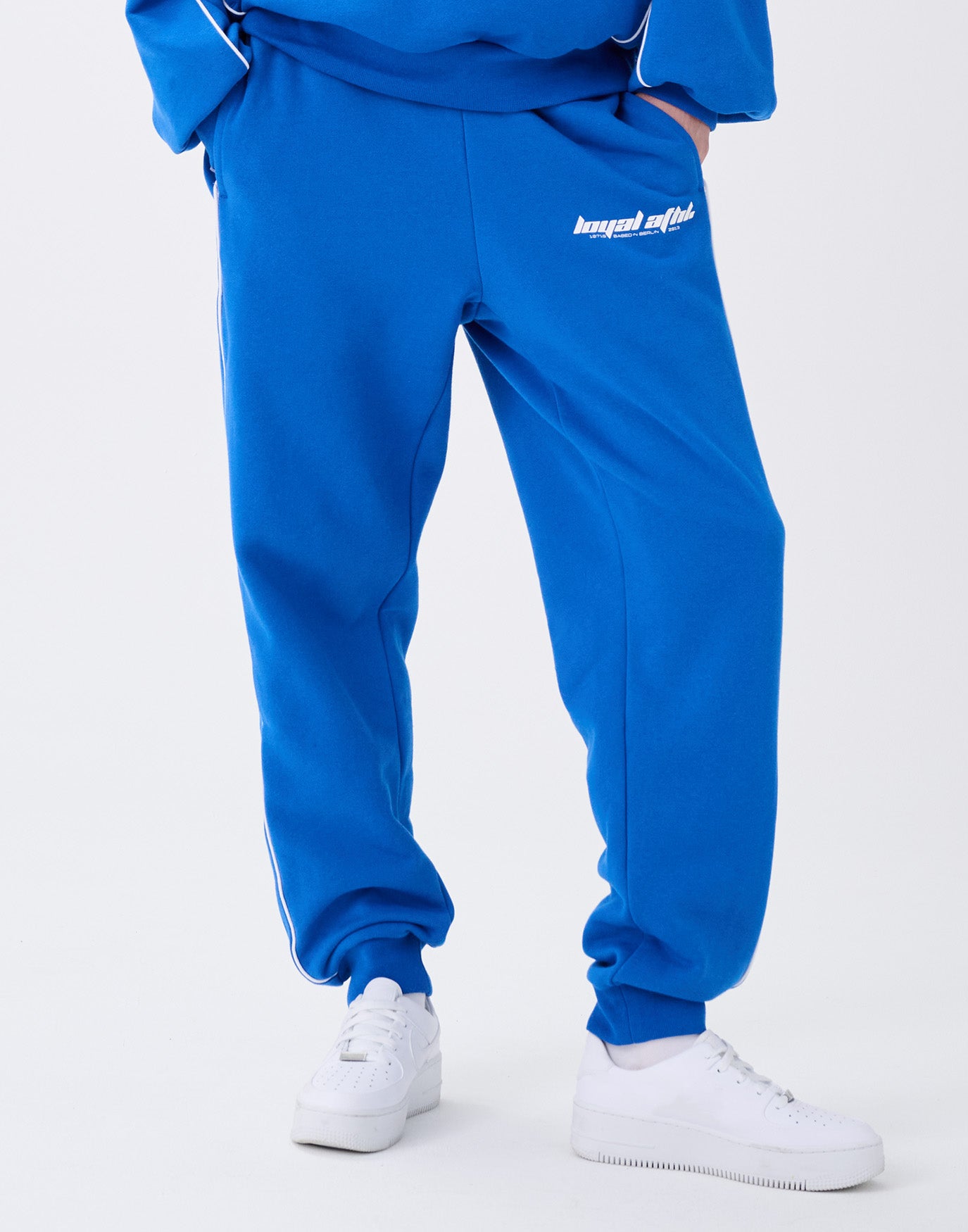 Racing Sweatsuit Sweatpants Blue