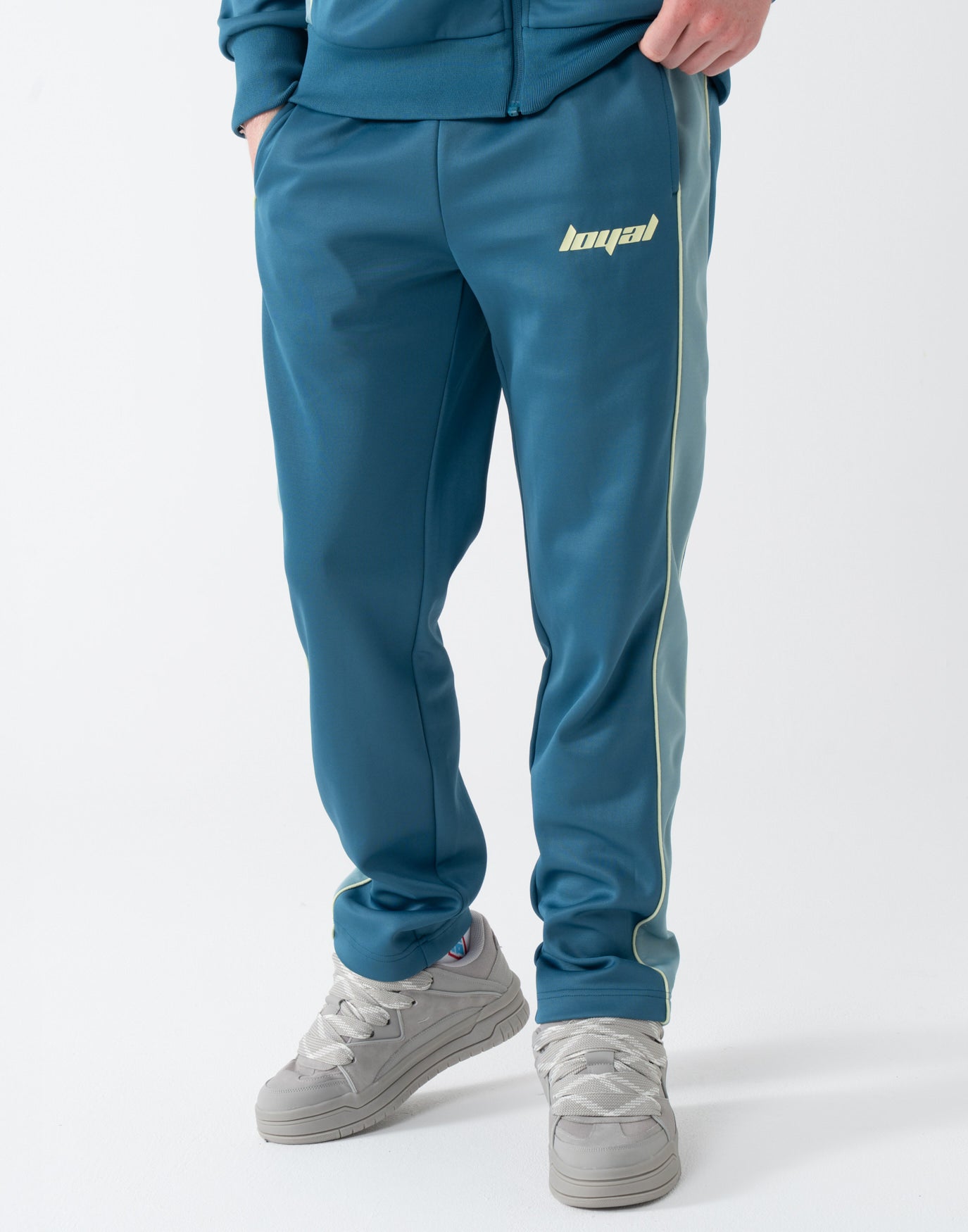 Racing Tracksuit Pants Ocean