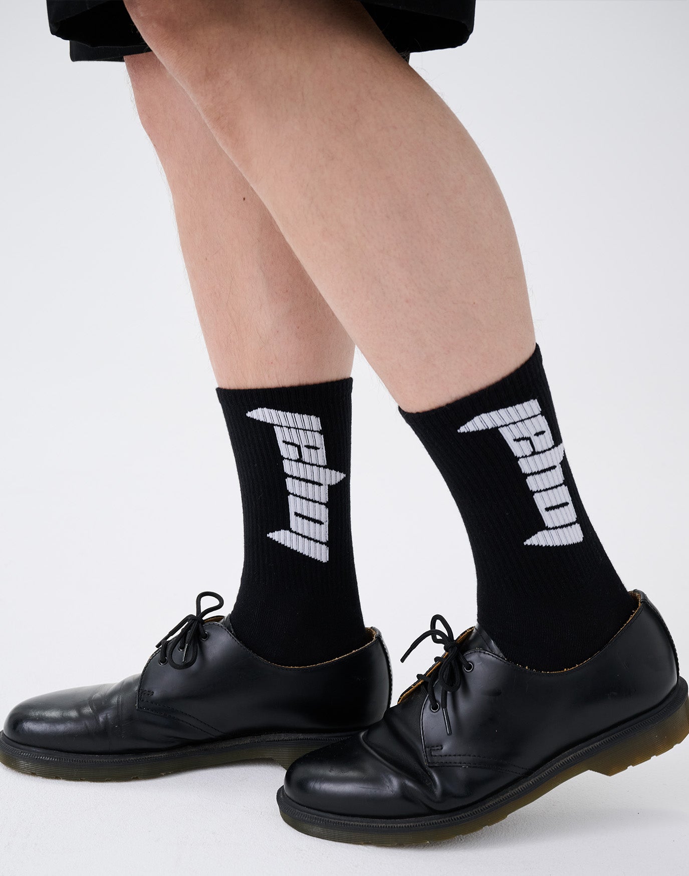 Racing Logo Socks Black