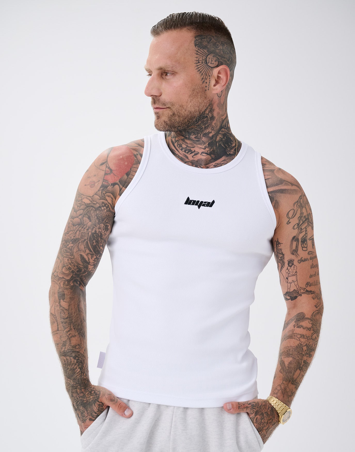 Racing Logo Tanktop White