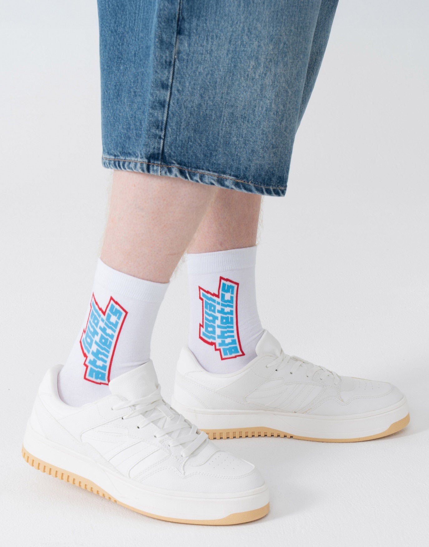 Speed Race Socks White