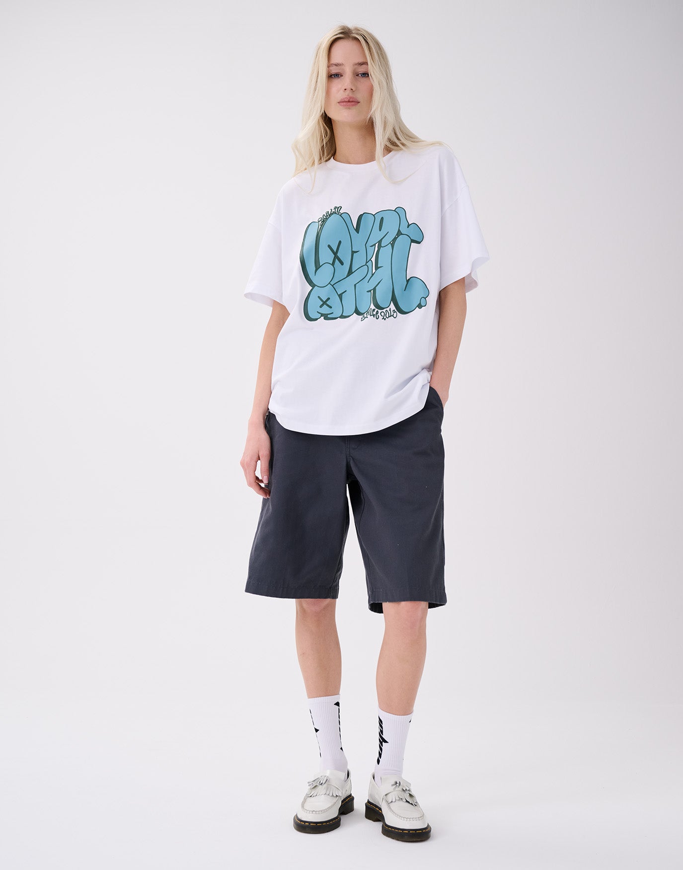 Bubble Graffiti T-Shirt White