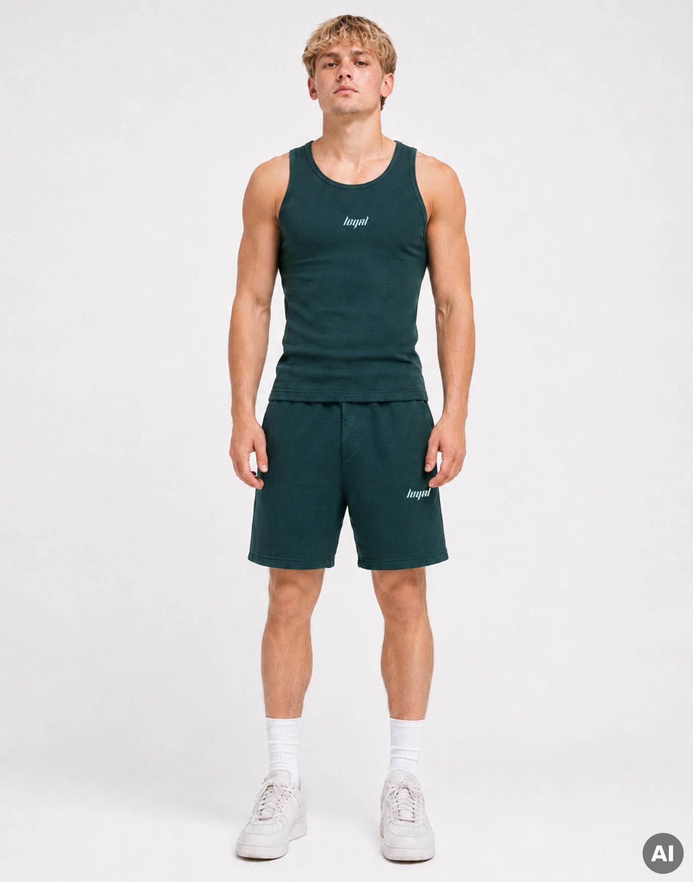 Classic Logo Tanktop Dark Emerald