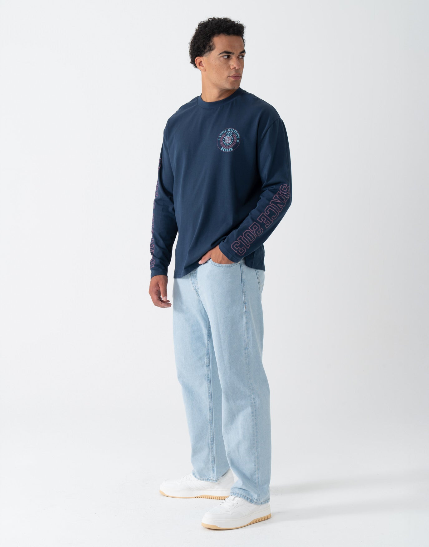 College Emblem Longsleeve Marine