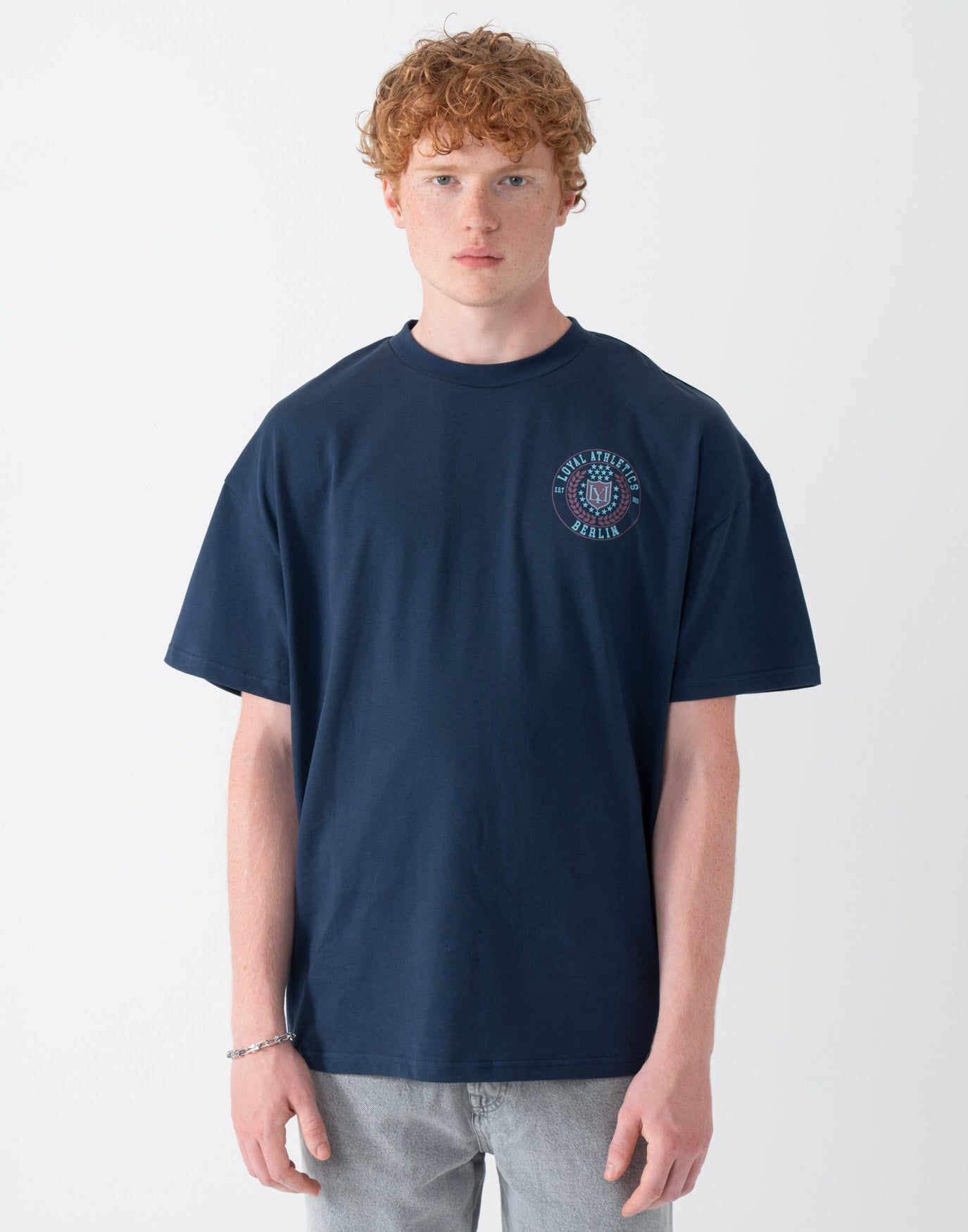 College Emblem T-Shirt Marine