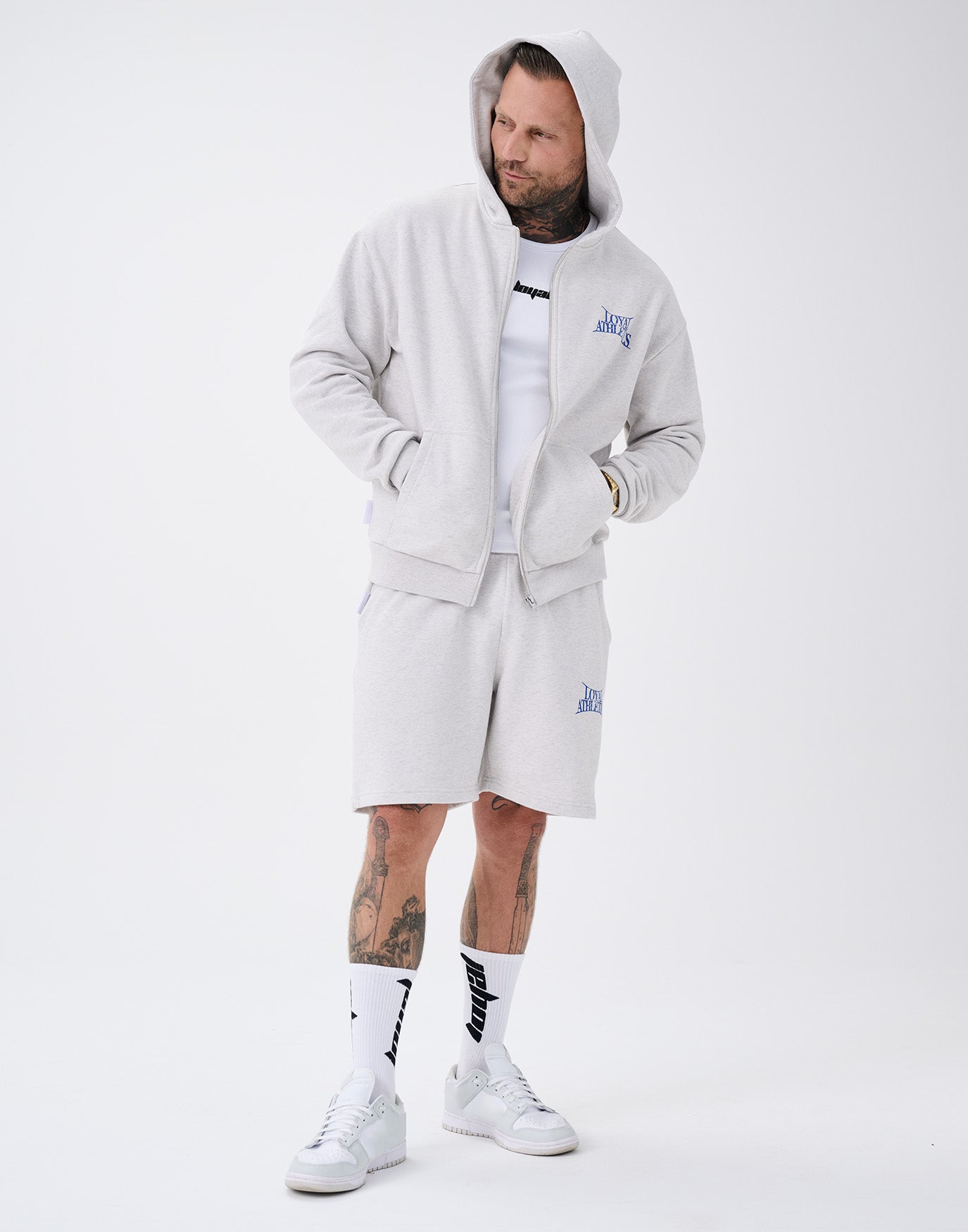 Olympus Zip-Hoodie titan melange