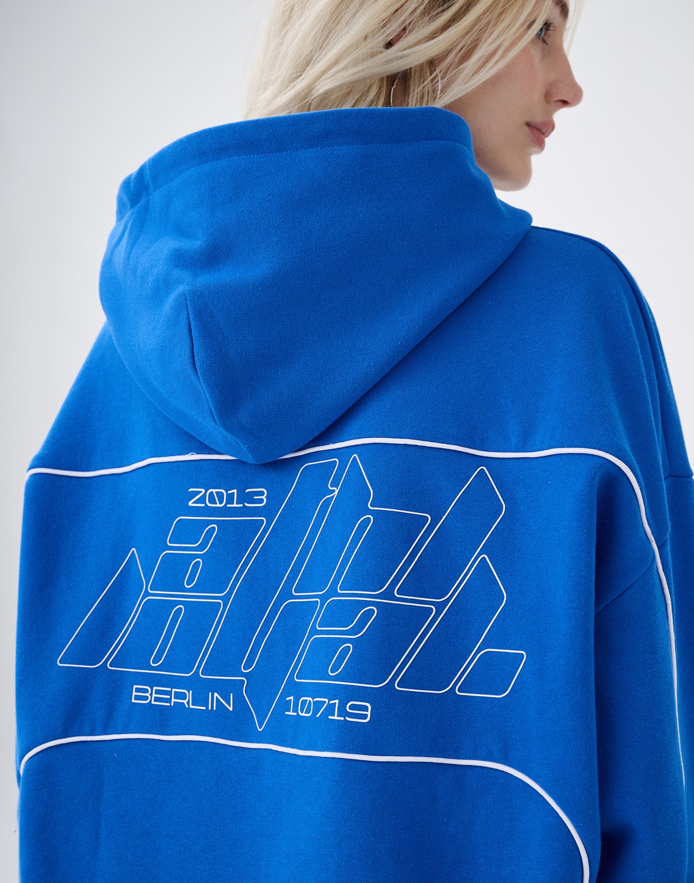Racing Sweatsuit Hoodie Blue