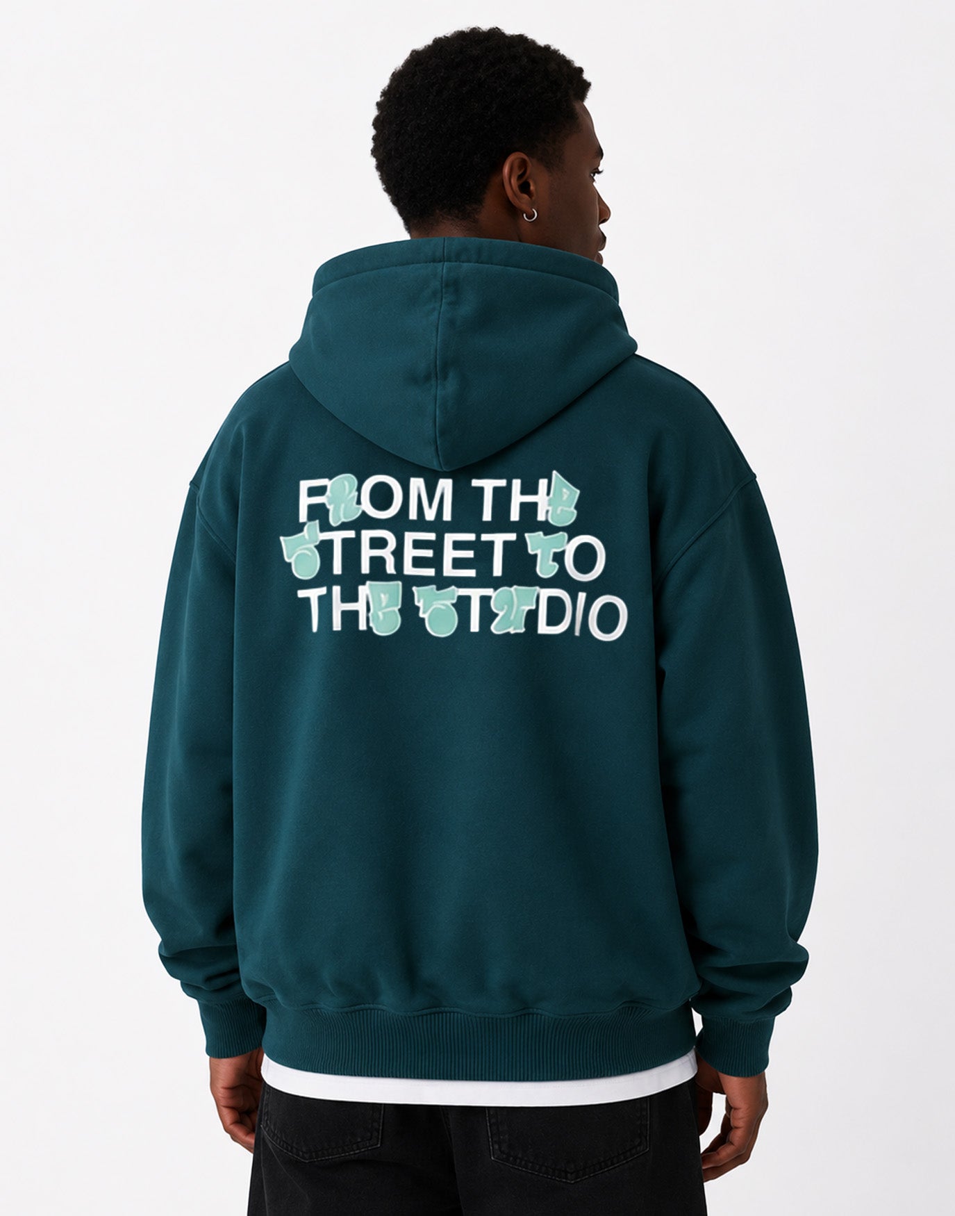 Stay Loyal Zip-Hoodie Dark Emerald