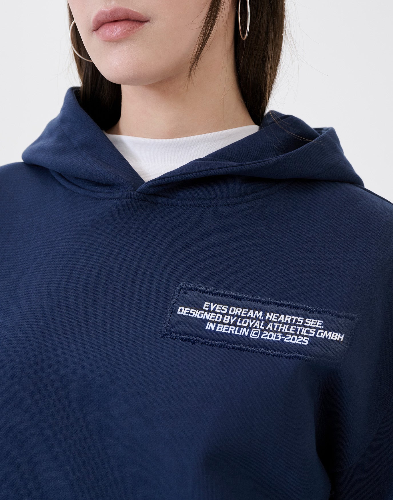 Cowboy Wolf Hoodie Blue