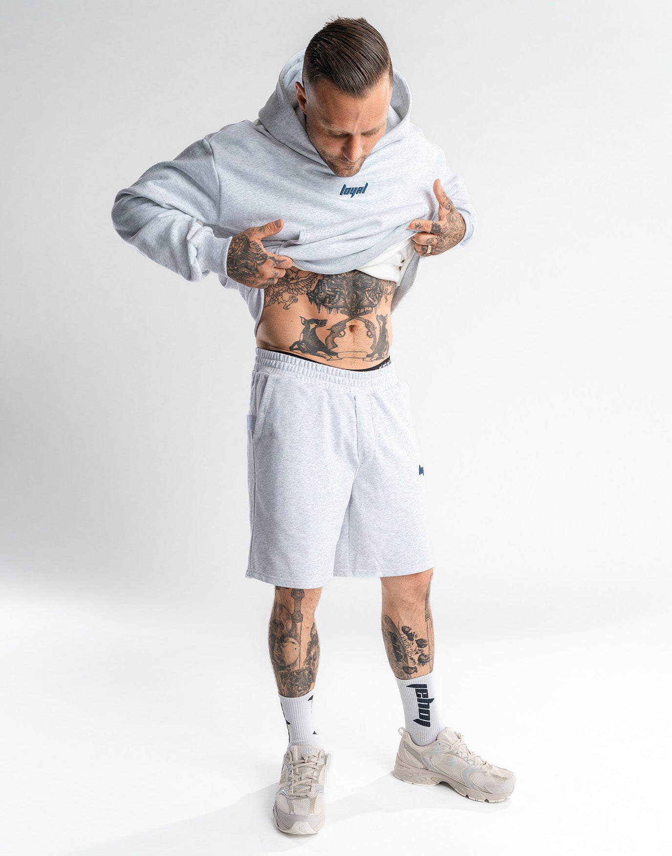 Classic Logo Sweatshorts Titan Melange