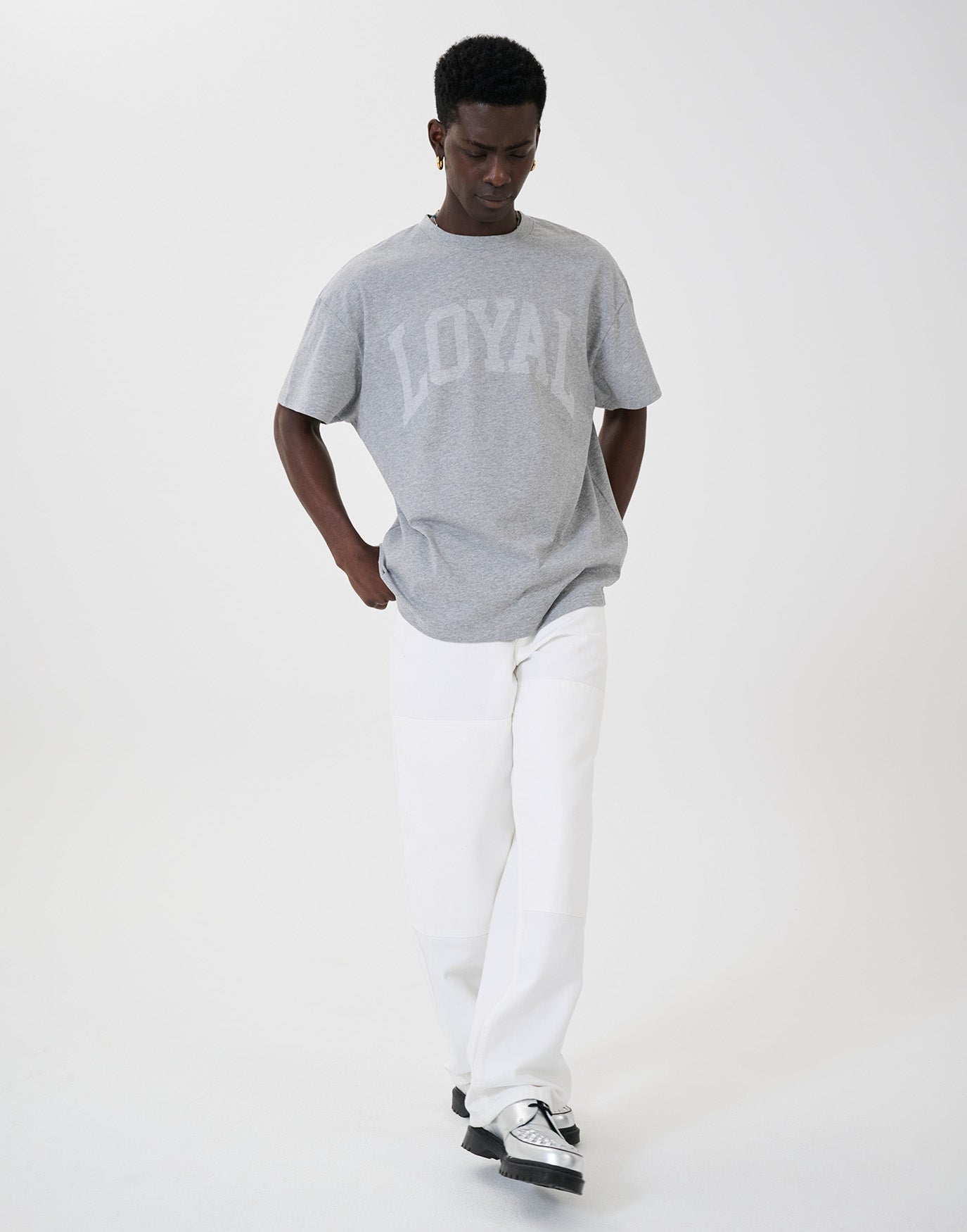 College Tee Grey