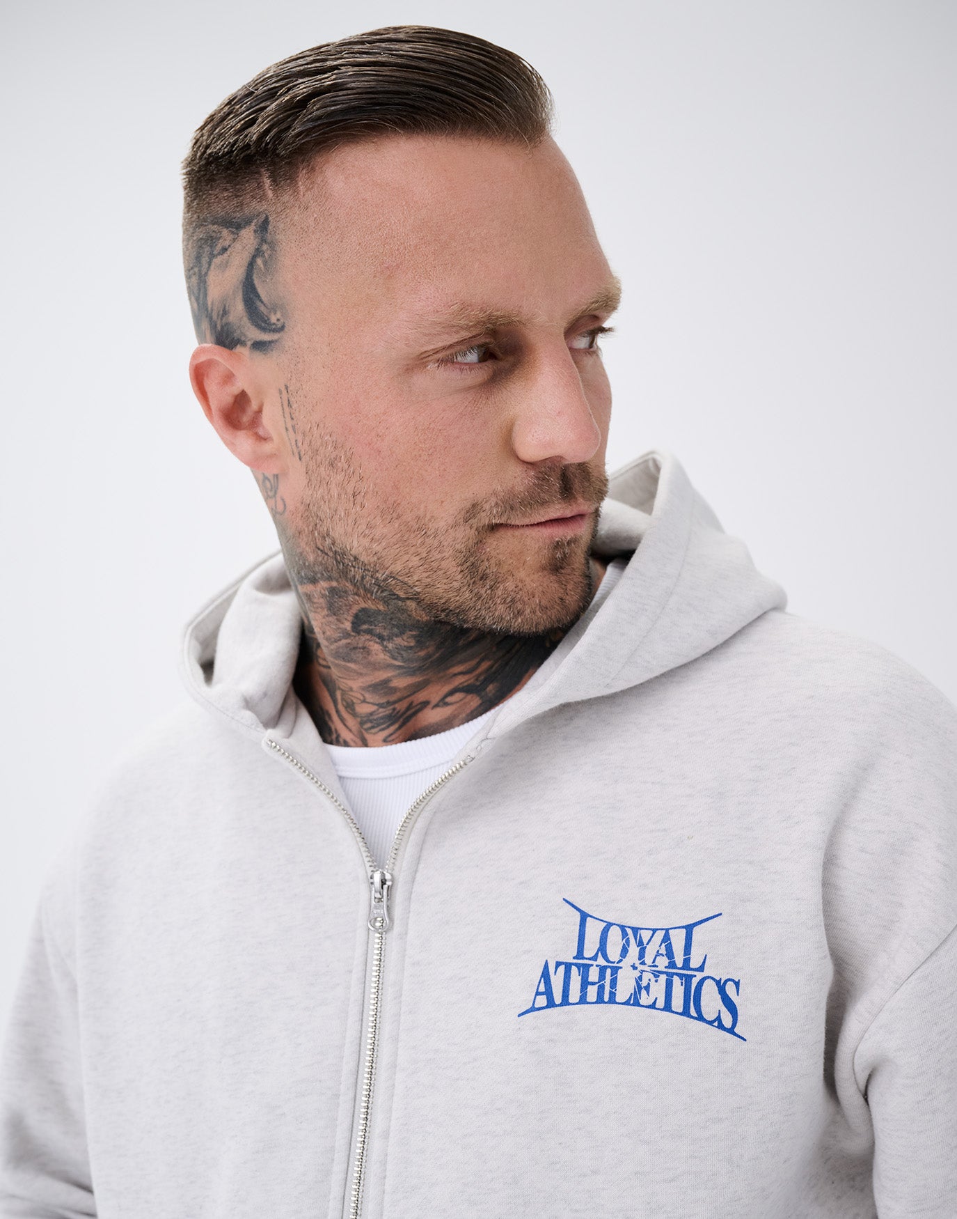 Olympus Zip-Hoodie titan melange