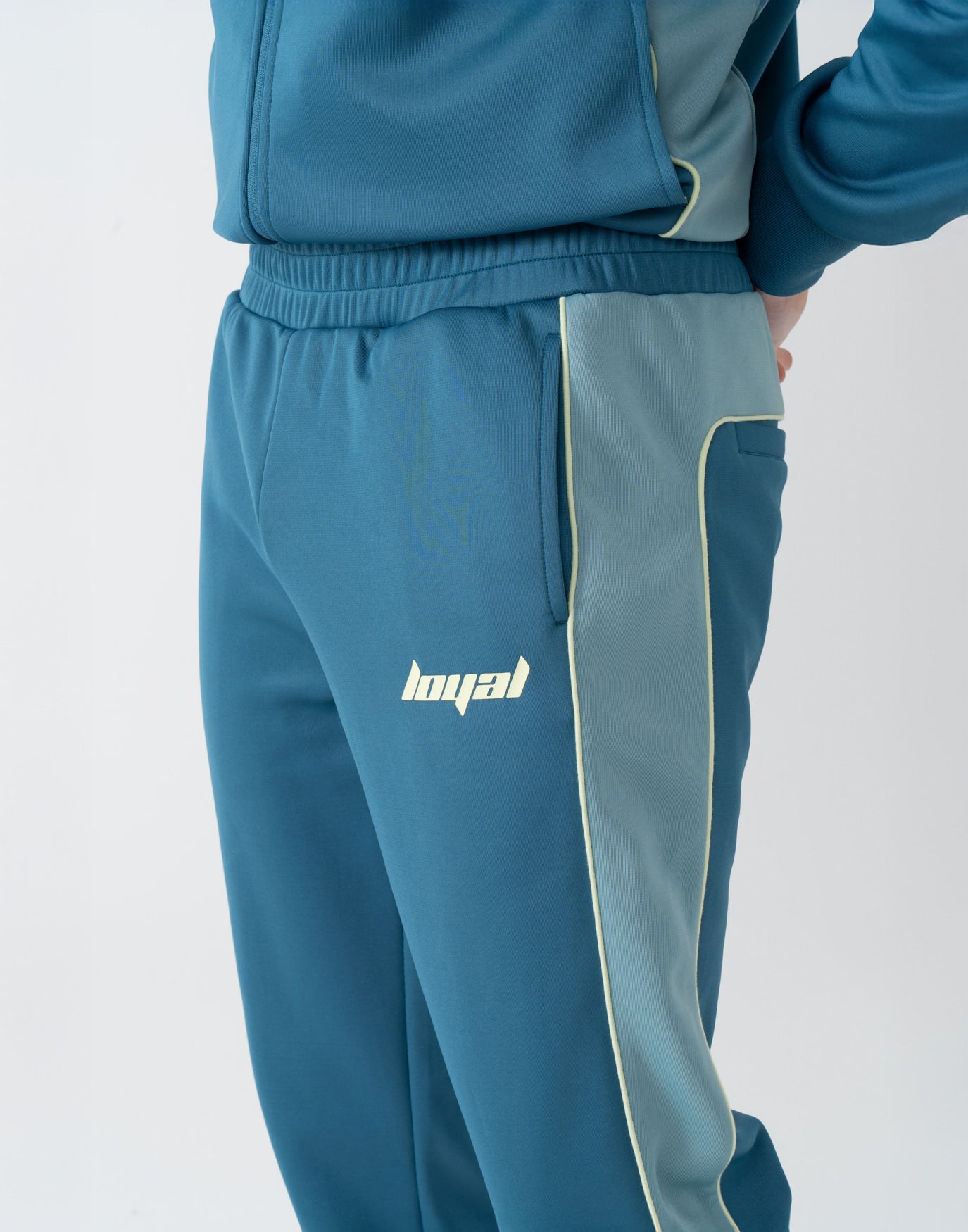 Racing Tracksuit Pants Ocean