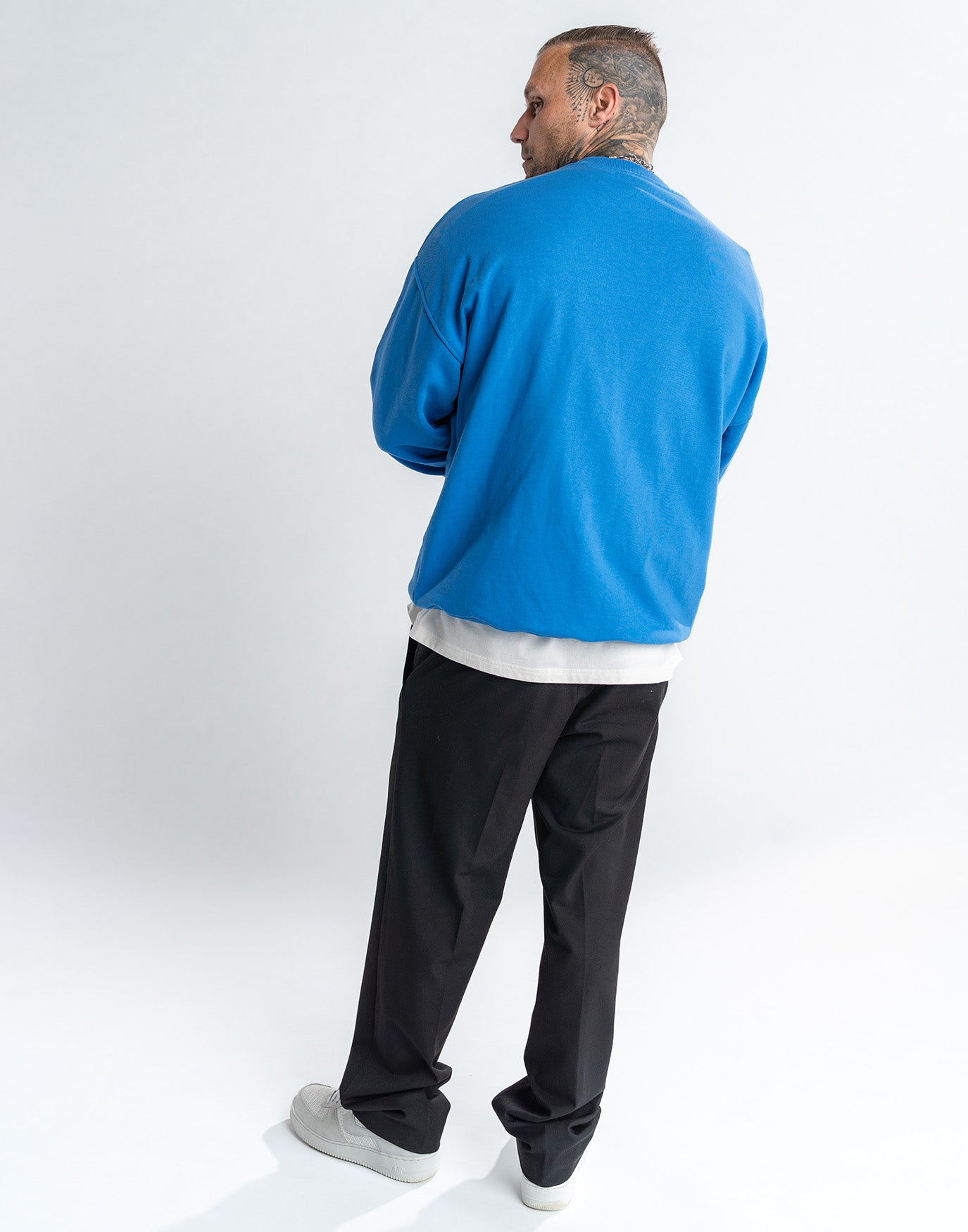 Wolf Crewneck Blue