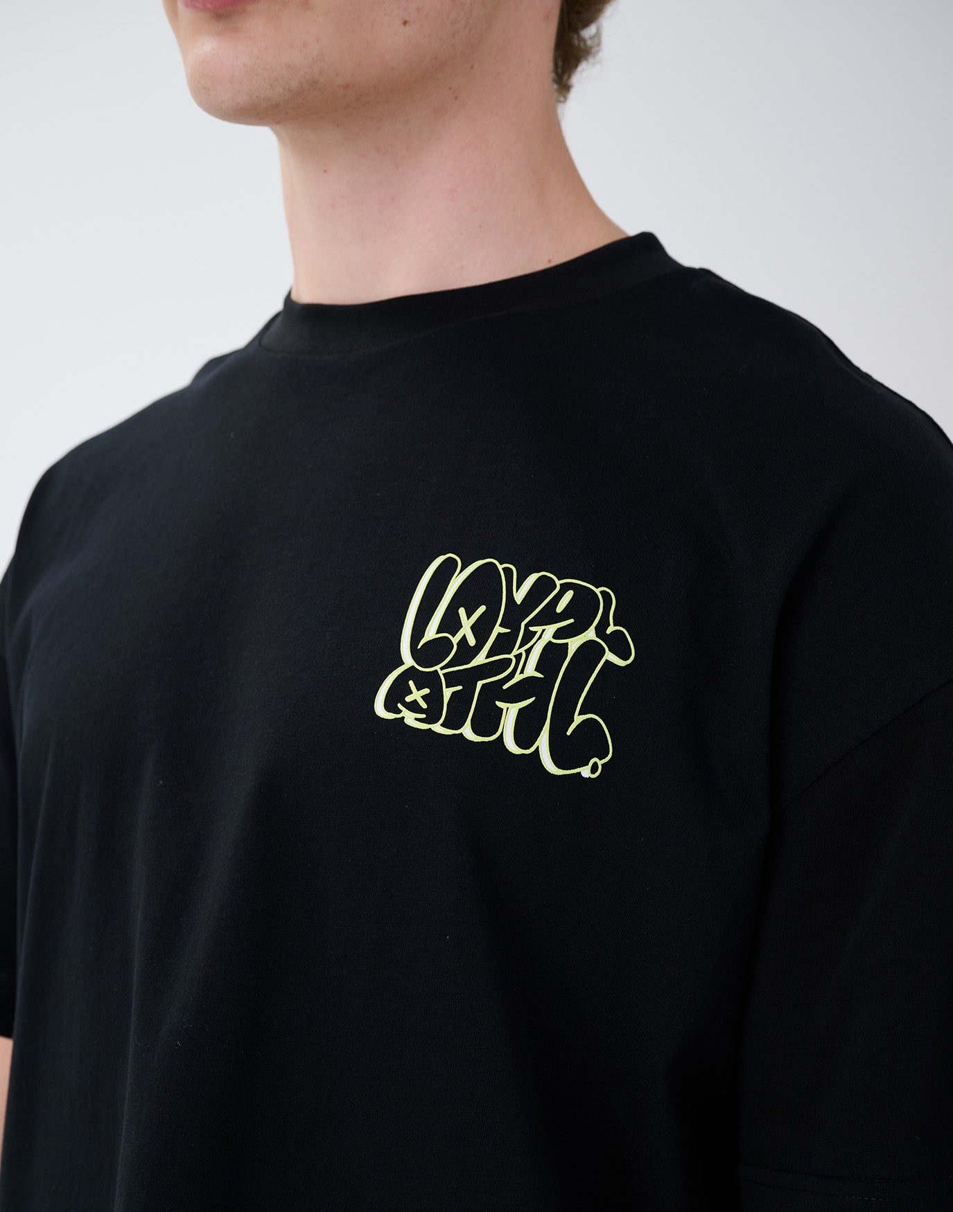 Bubble Graffiti T-Shirt Black