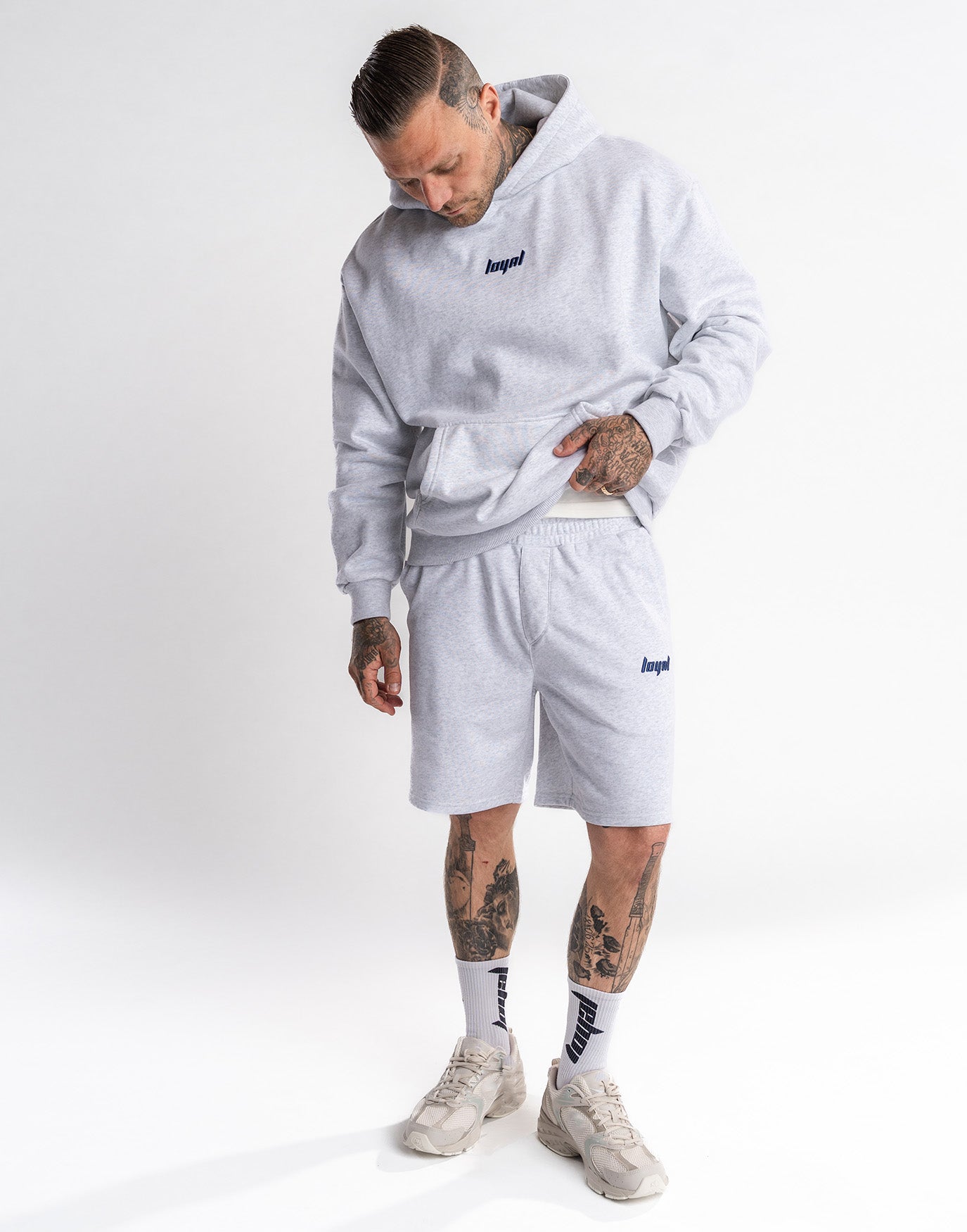Classic Logo Sweatshorts Titan Melange