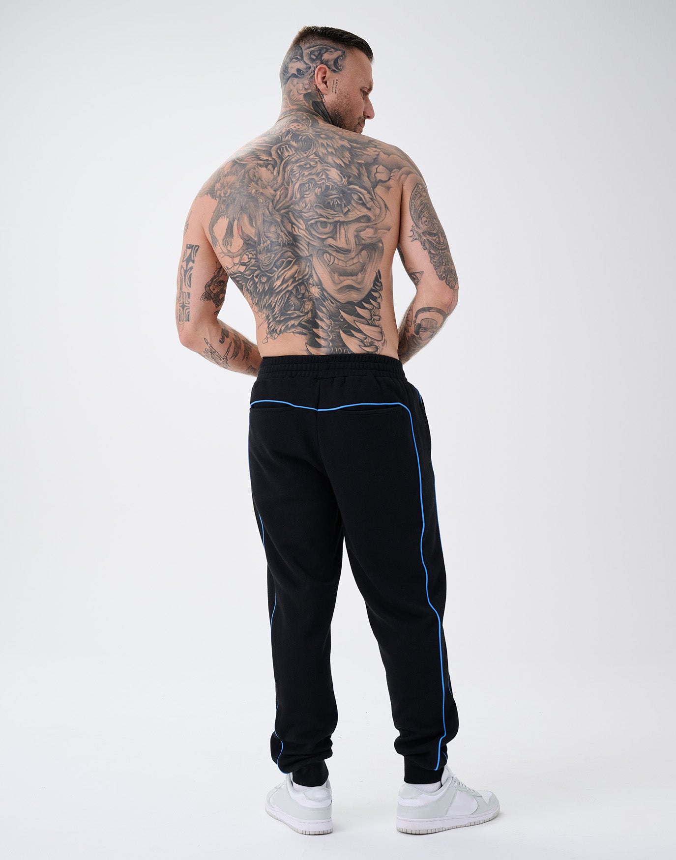 Racing Sweatsuit Sweatpants Black