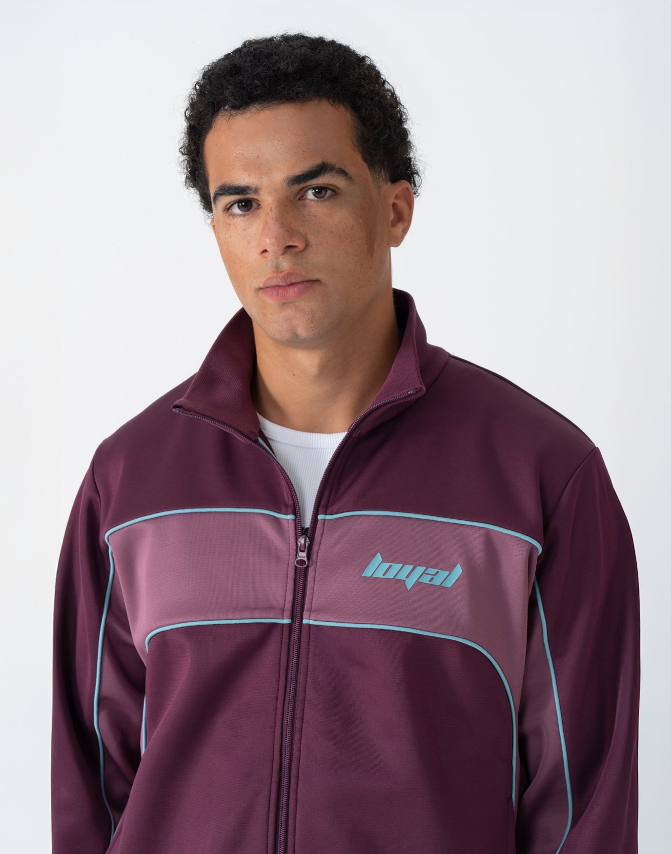 Racing Tracksuit Jacket Wine
