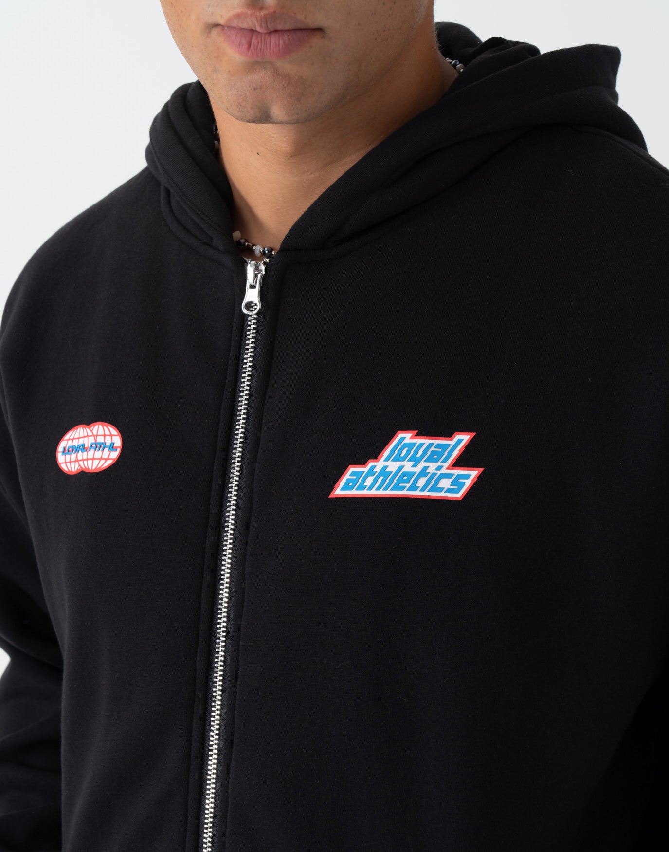 Speed Race Zip-Hoodie Black