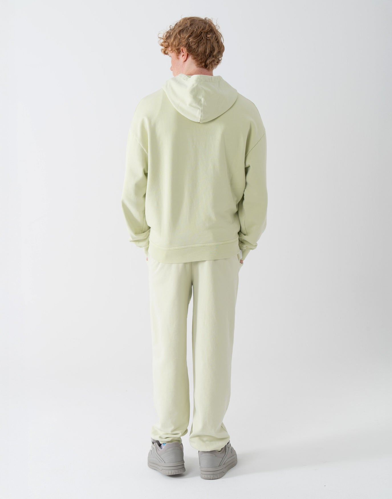 Washed Logo Sweatpants Lime