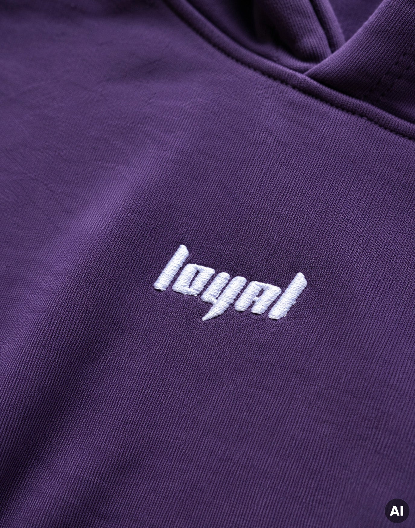 Classic Logo Hoodie Purple