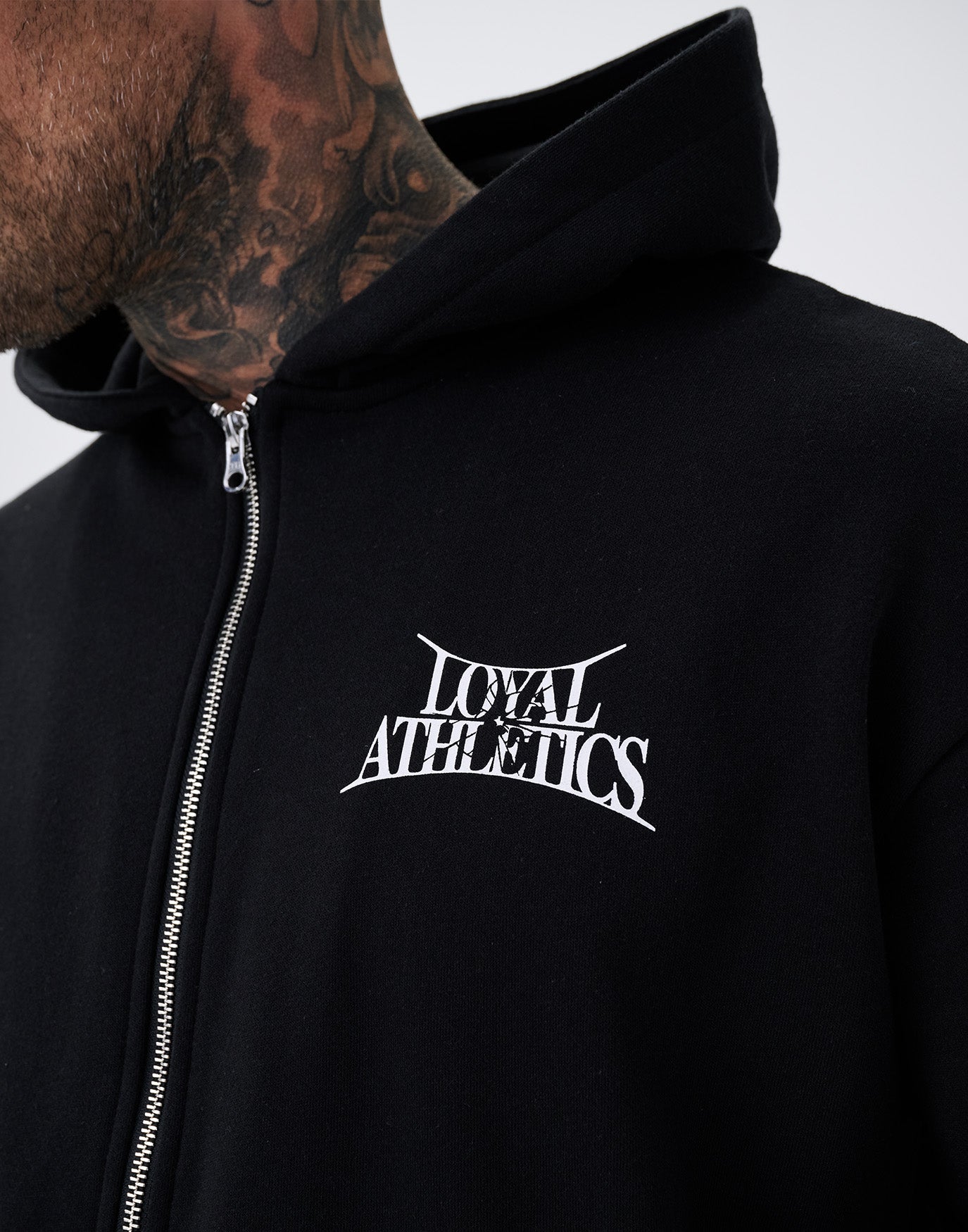 Olympus Zip-Hoodie Black