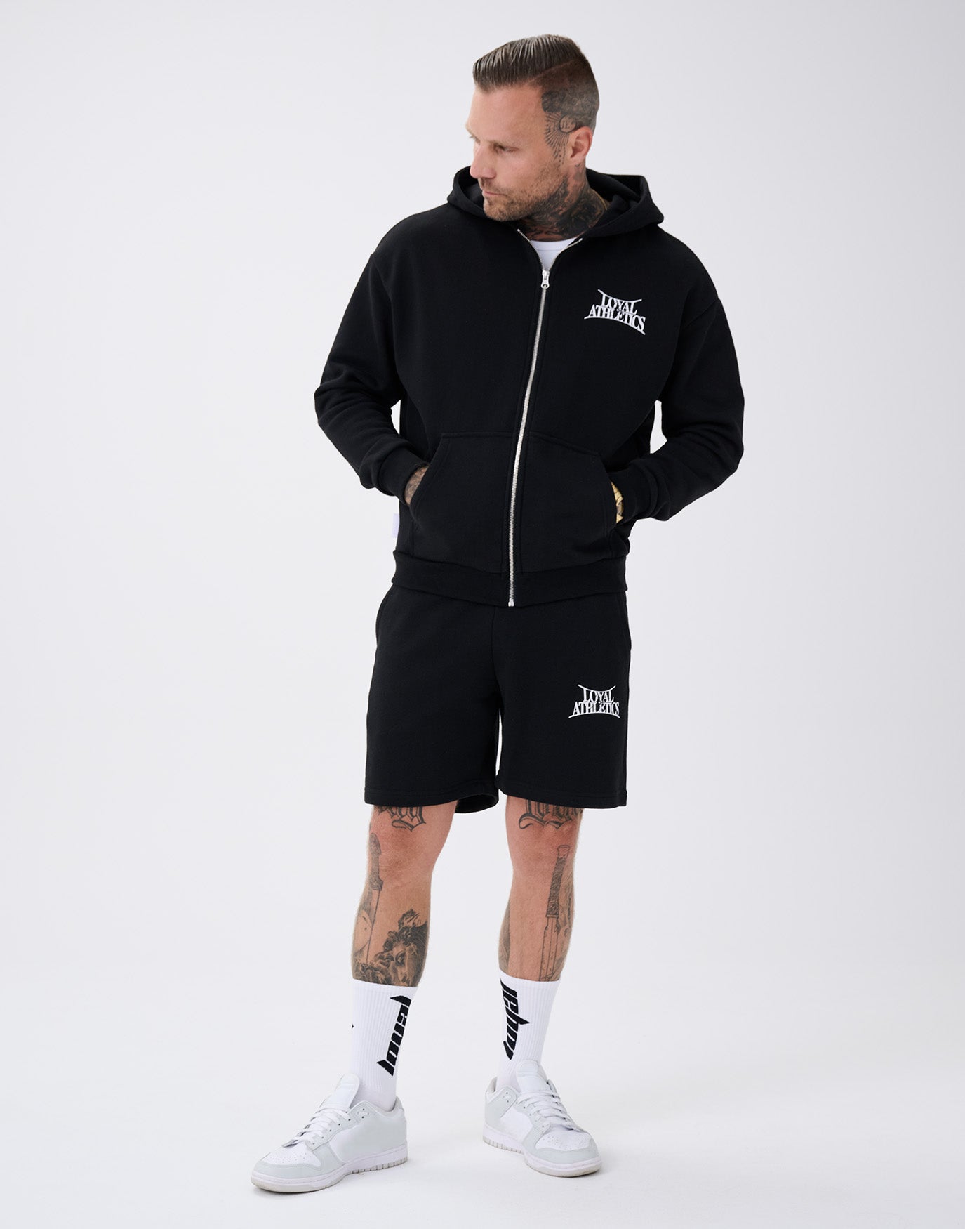 Olympus Zip-Hoodie Black