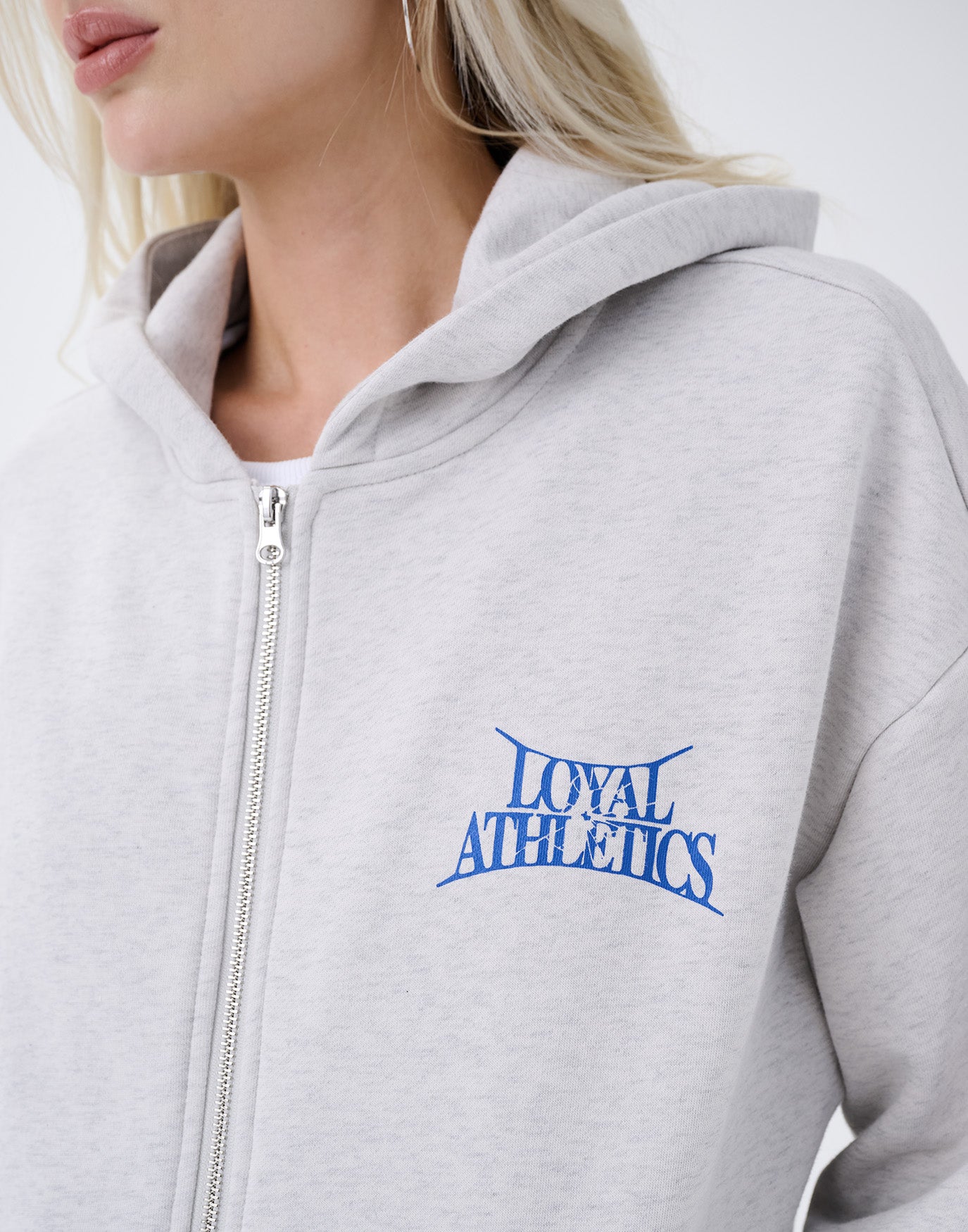 Olympus Zip-Hoodie titan melange