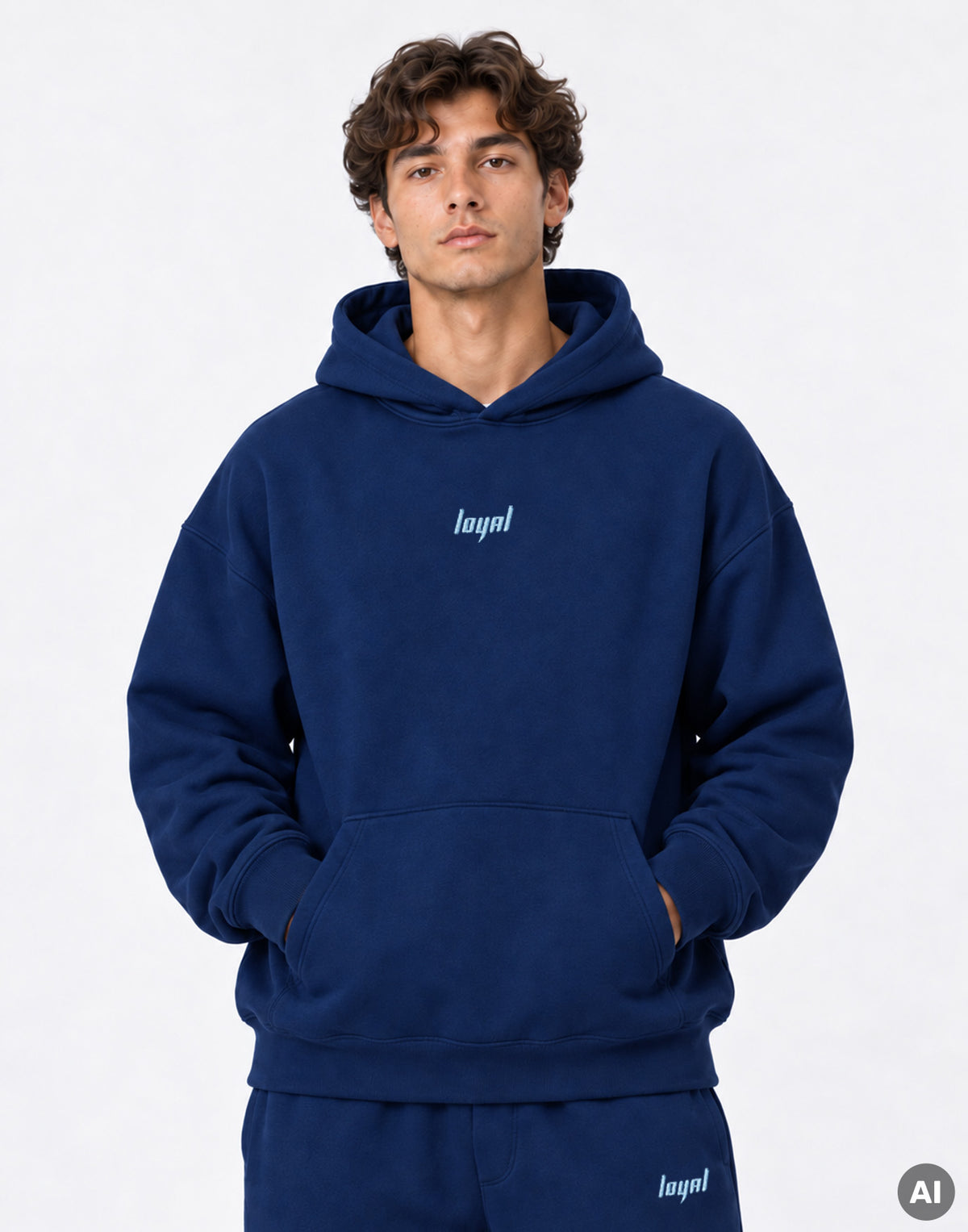 Classic Logo Hoodie Midnight