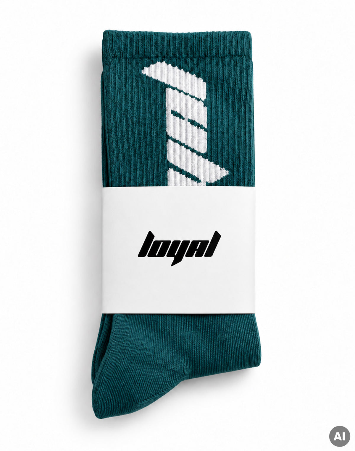 Classic Logo Socks Dark Emerald