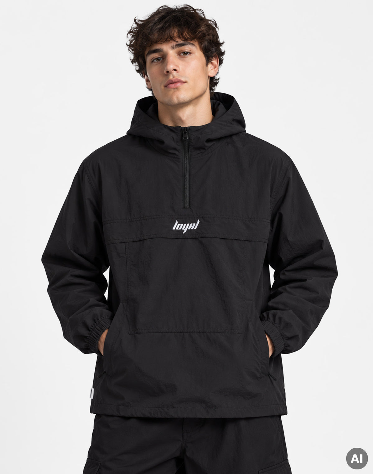 Classic Logo Windbreaker Black