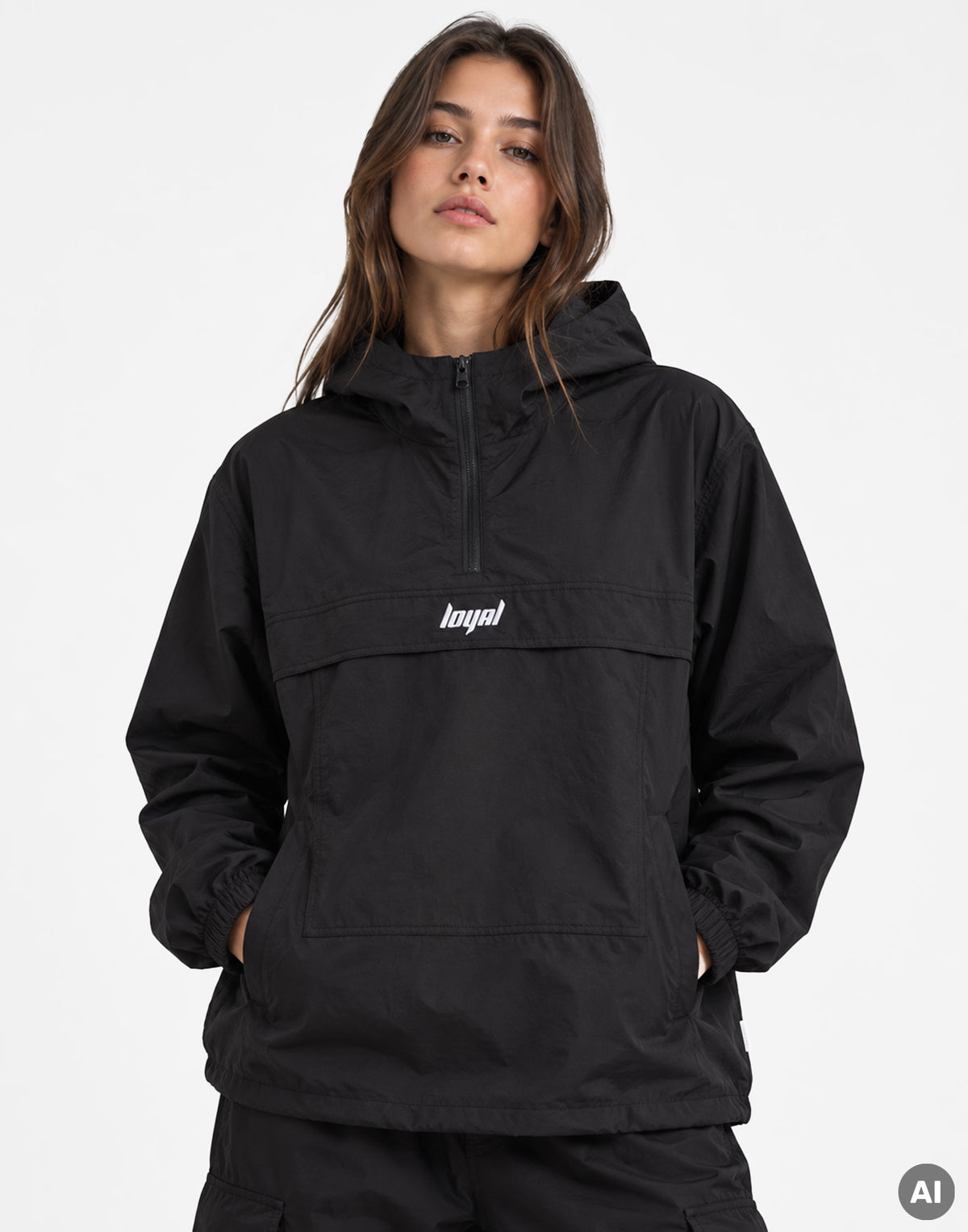 Classic Logo Windbreaker Black