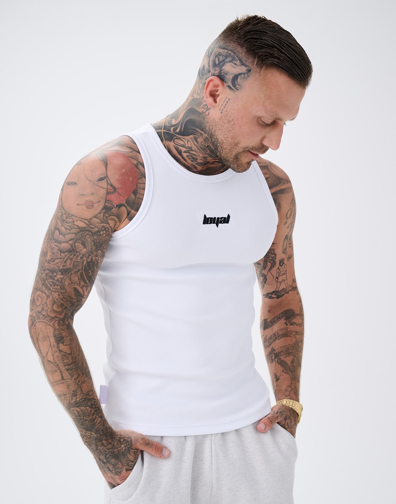 Racing Logo Tanktop White