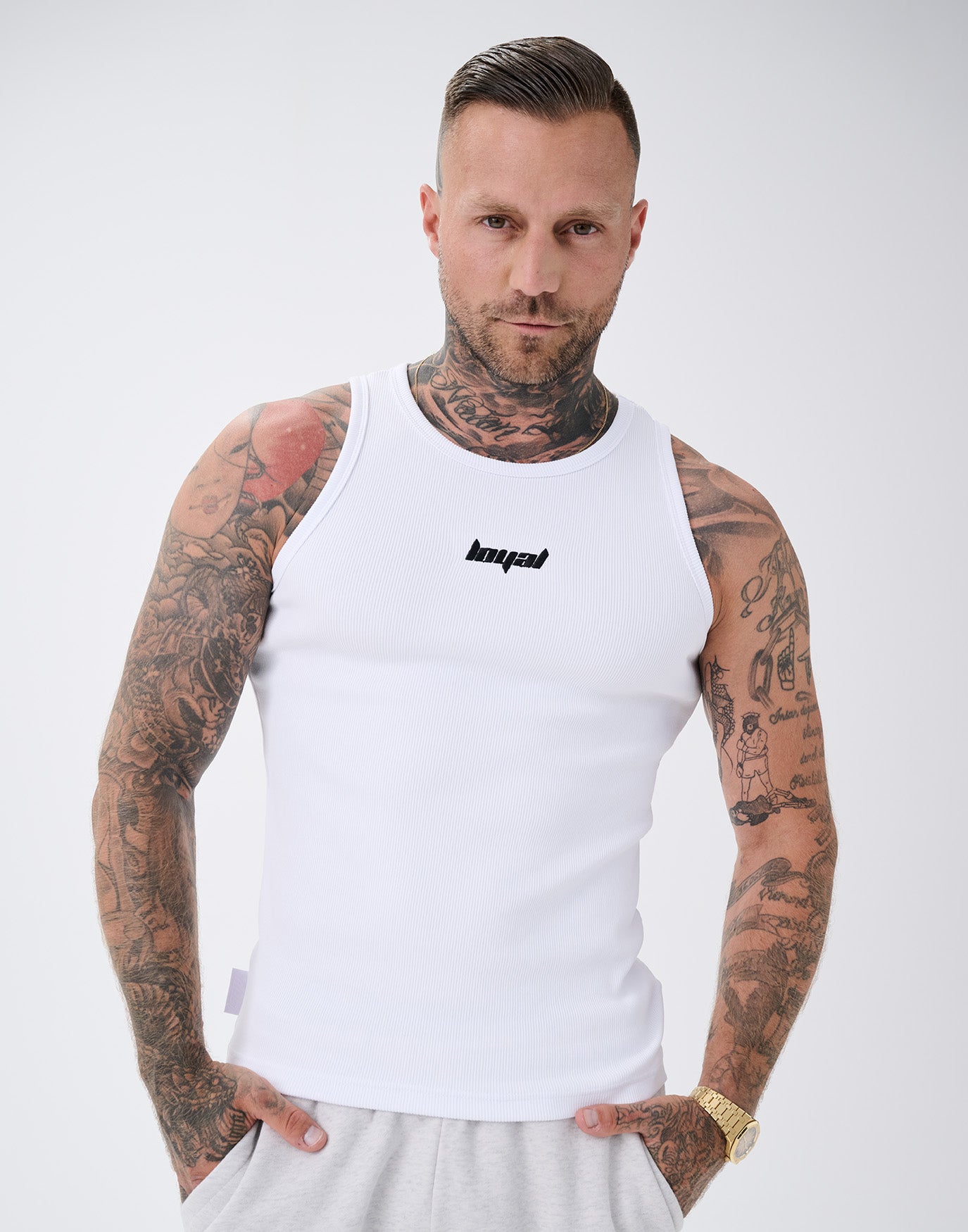Racing Logo Tanktop White
