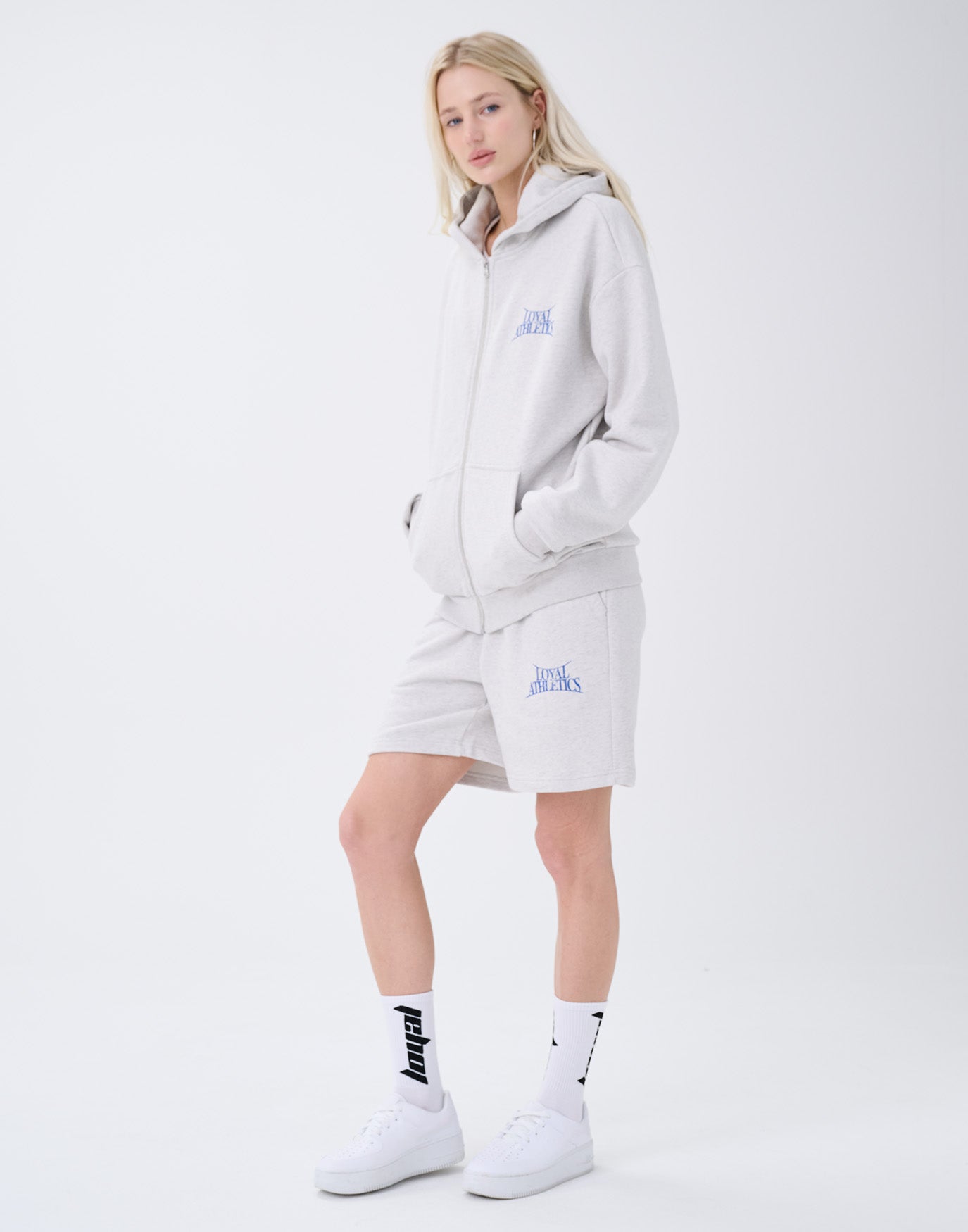 Olympus Zip-Hoodie titan melange