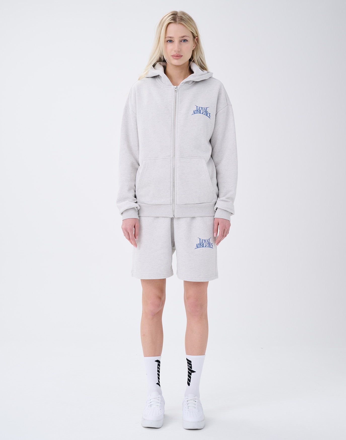 Olympus Zip-Hoodie titan melange