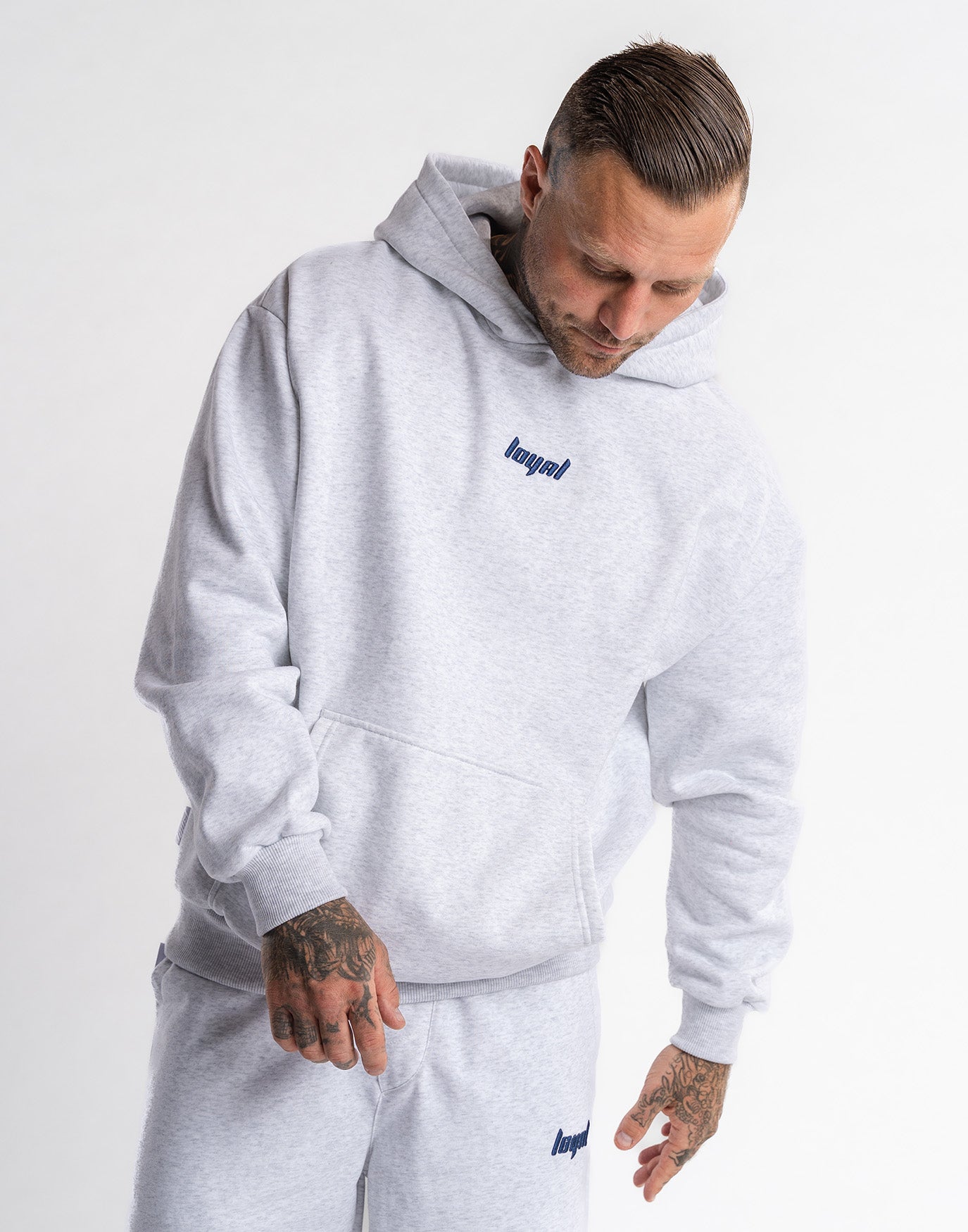 Classic Logo Hoodie Titan Melange