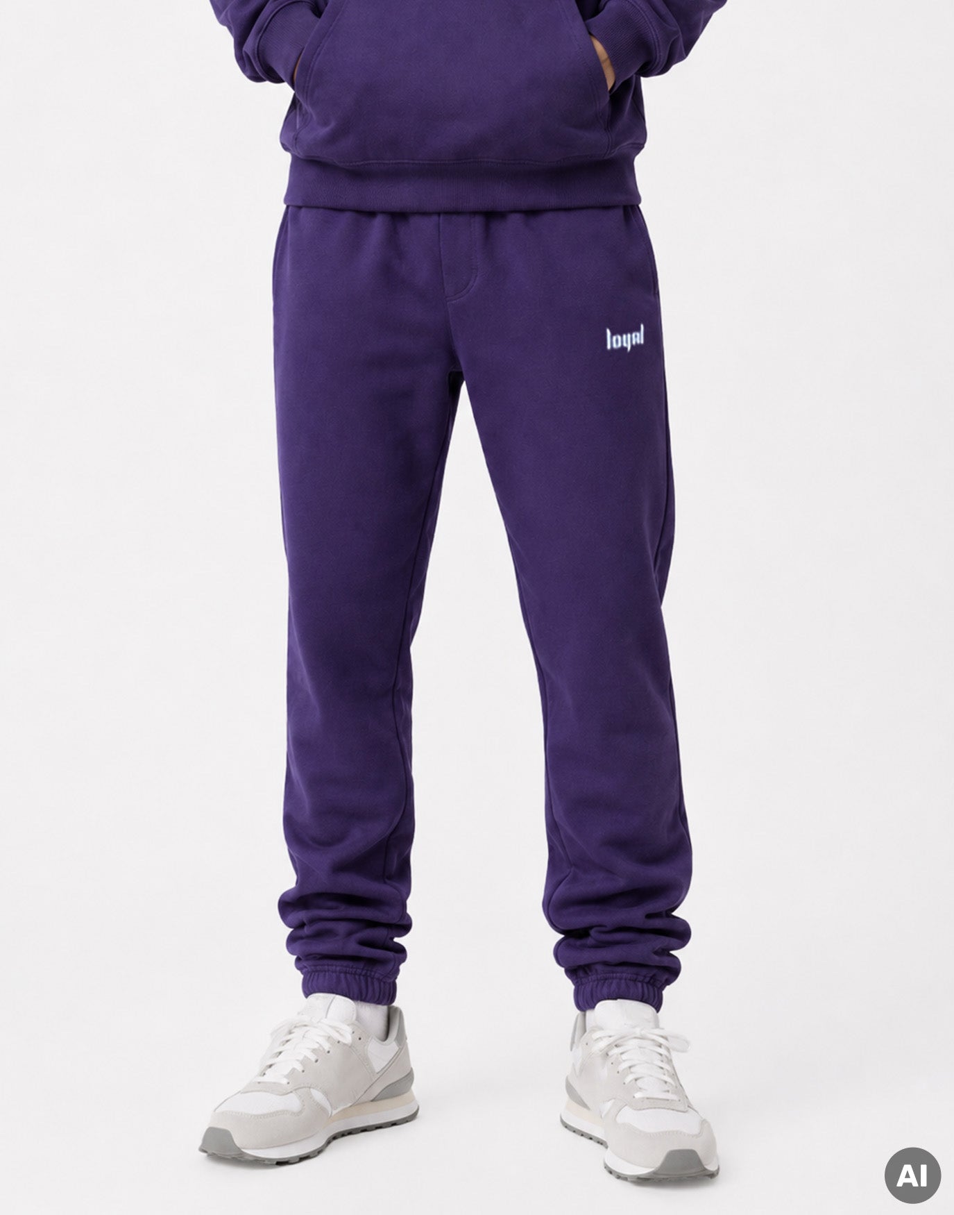 Classic Logo Sweatpants Purple