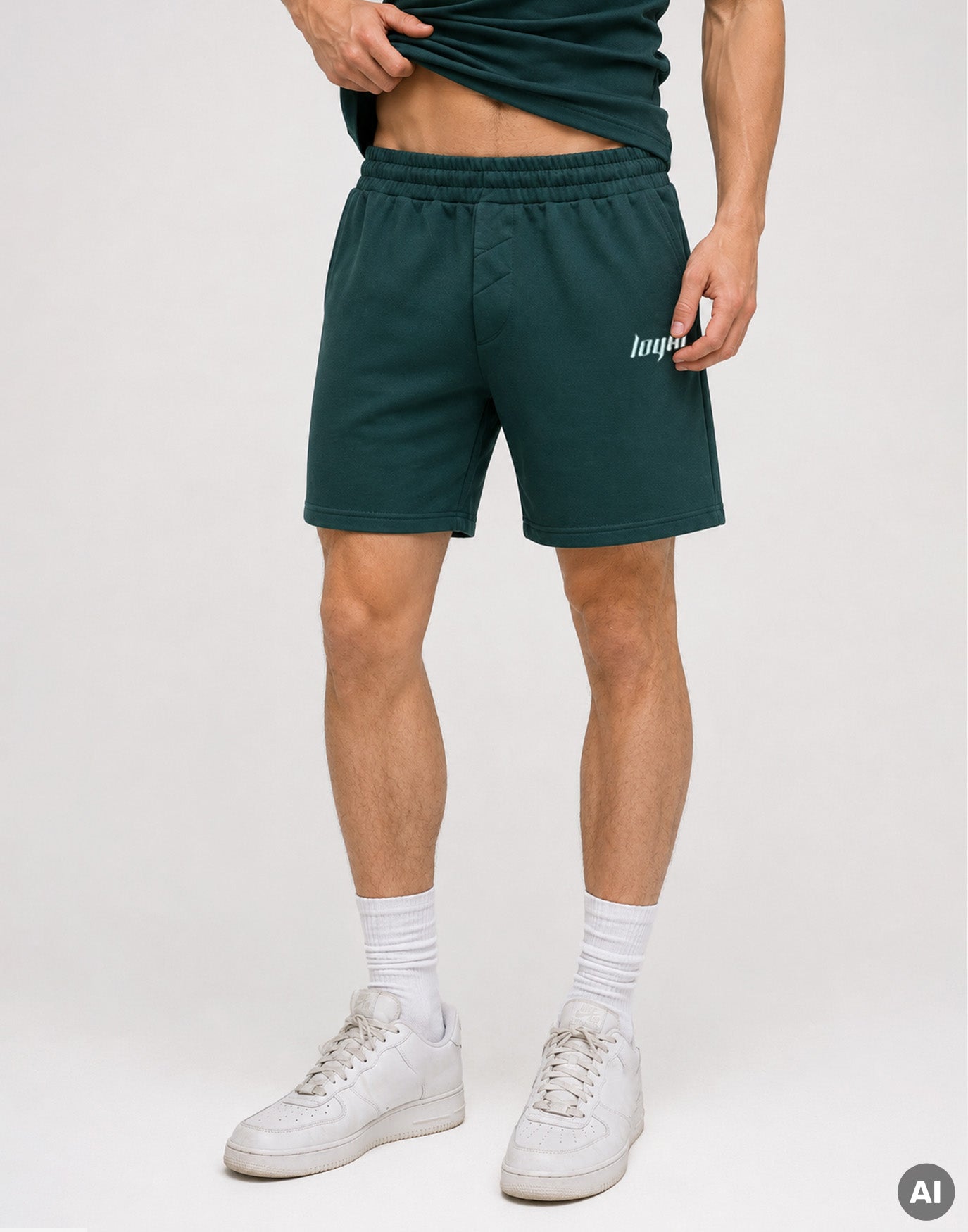 Classic Logo Sweatshorts Dark Emerald