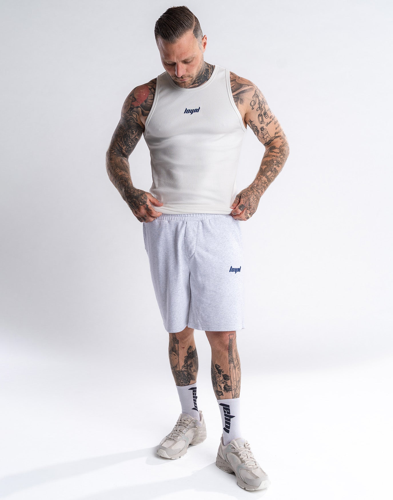 Classic Logo Sweatshorts Titan Melange