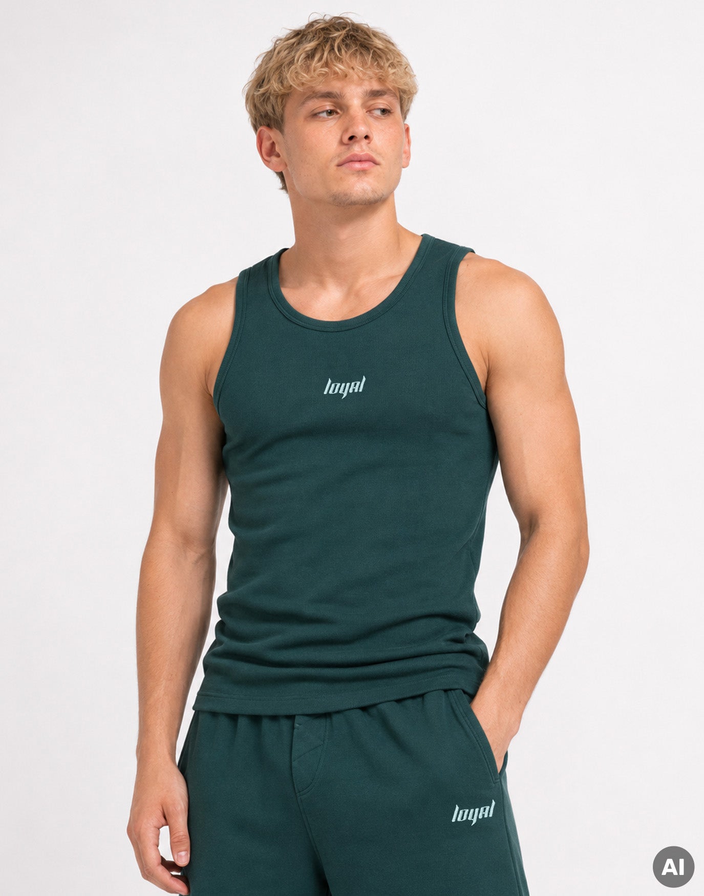 Classic Logo Tanktop Dark Emerald