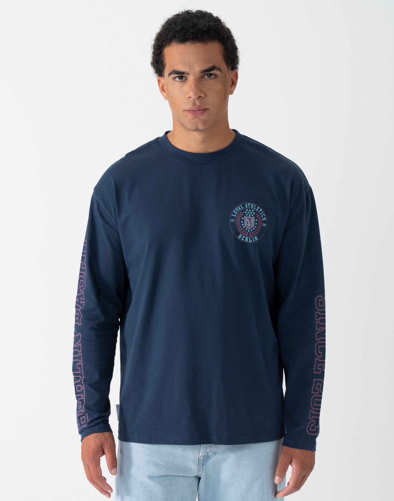 College Emblem Longsleeve Marine