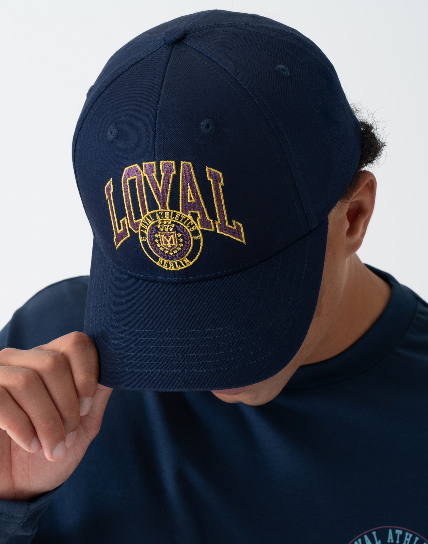 College Logo Cap Marine