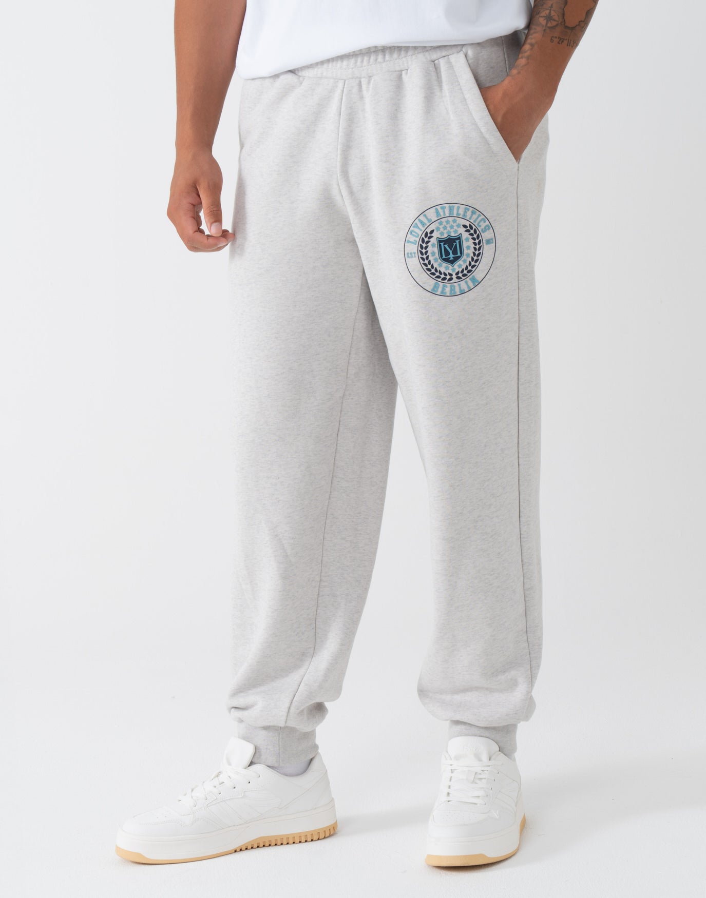 College Emblem Sweatpants Titan Melange