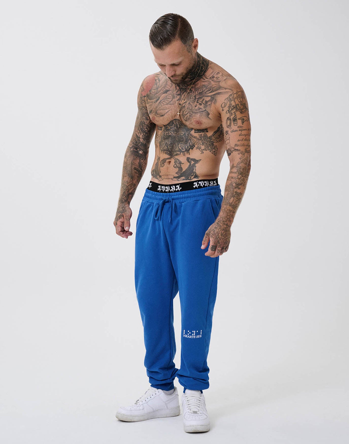 Hearts See Classics Sweatpants Blue