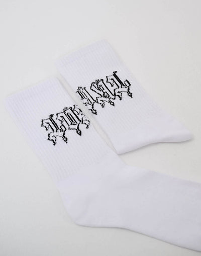 Loyal Drip Socks White