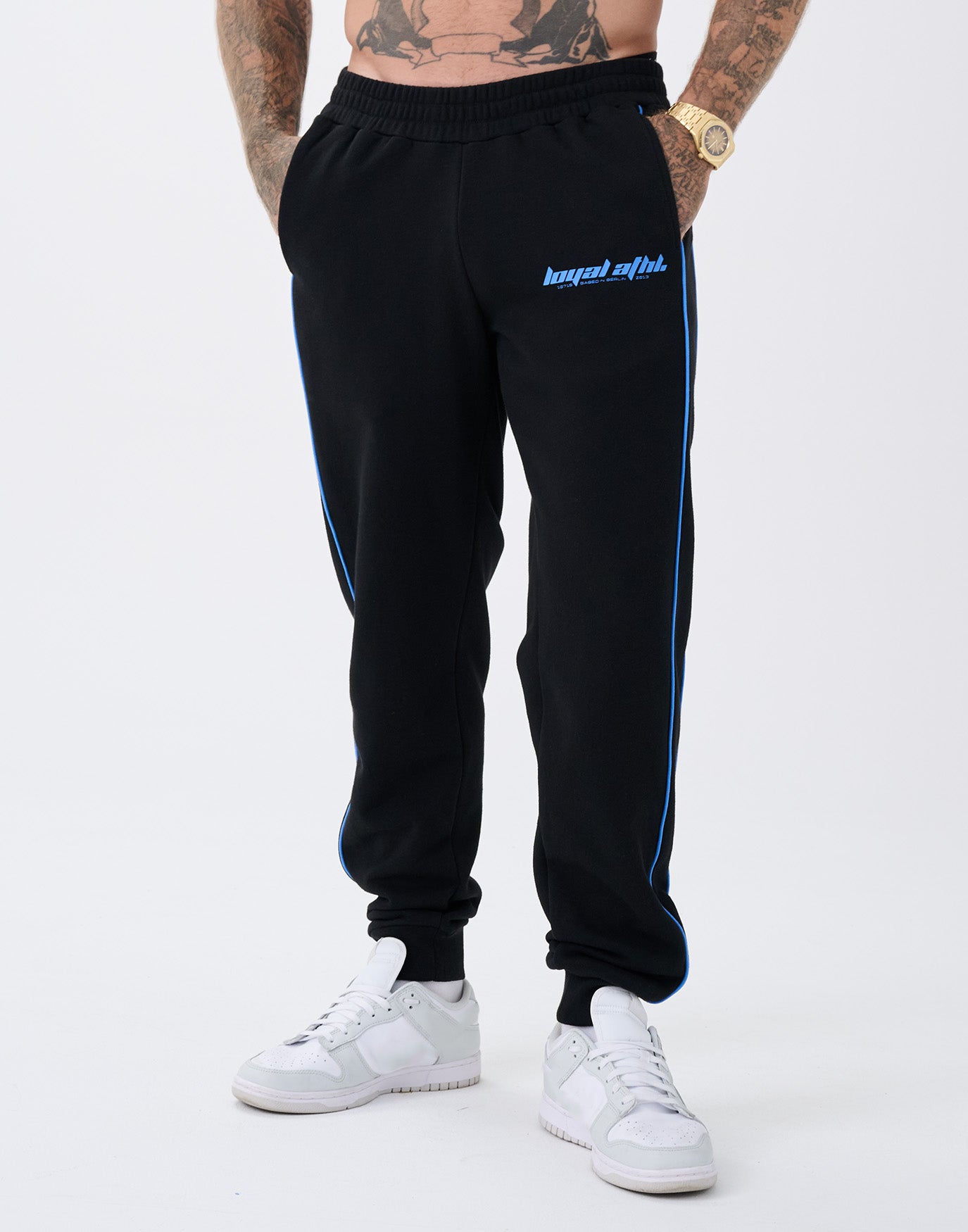 Racing Sweatsuit Sweatpants Black