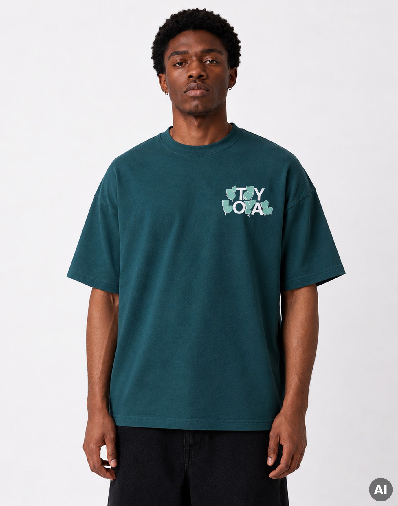 Stay Loyal T-Shirt Dark Emerald