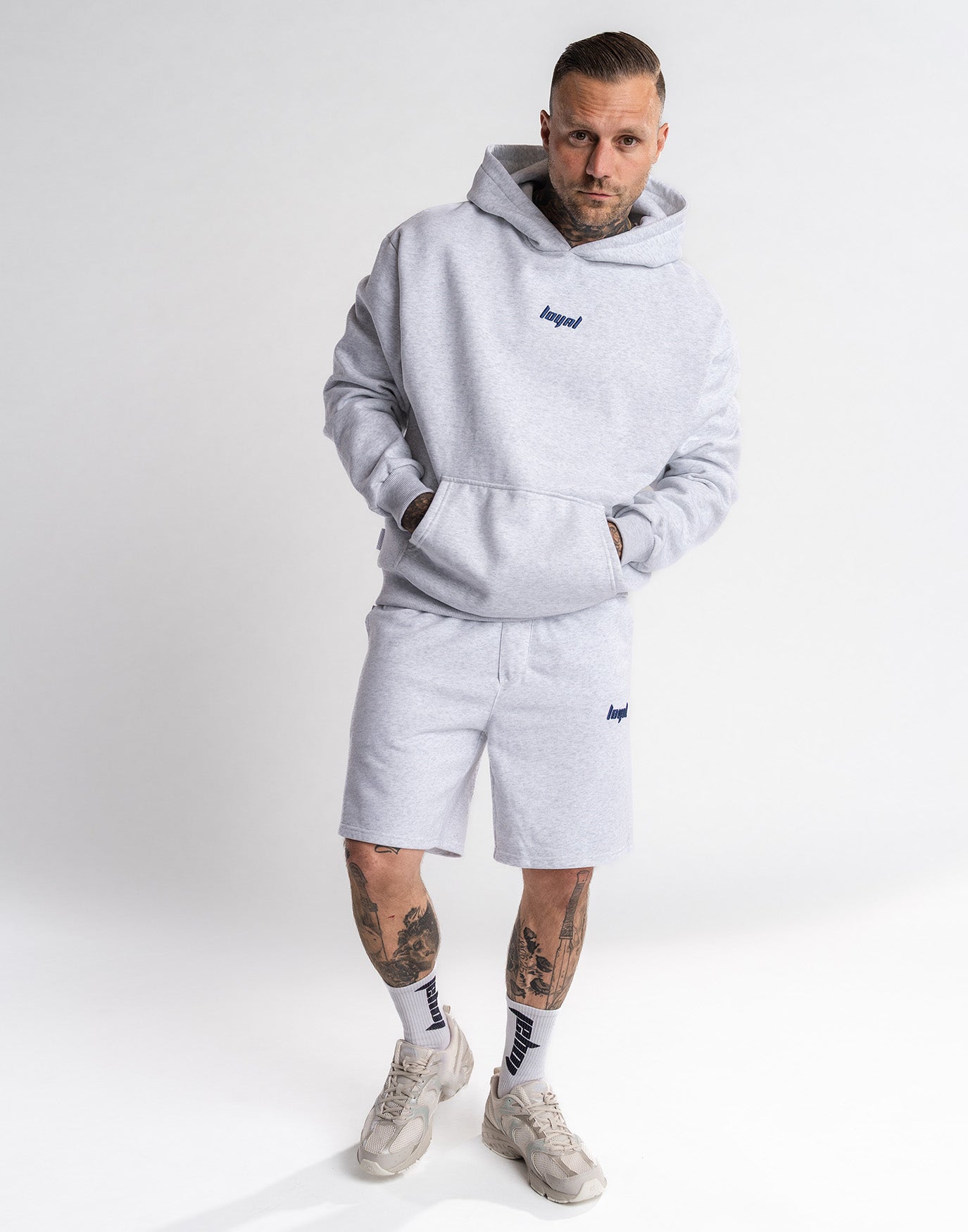 Classic Logo Hoodie Titan Melange